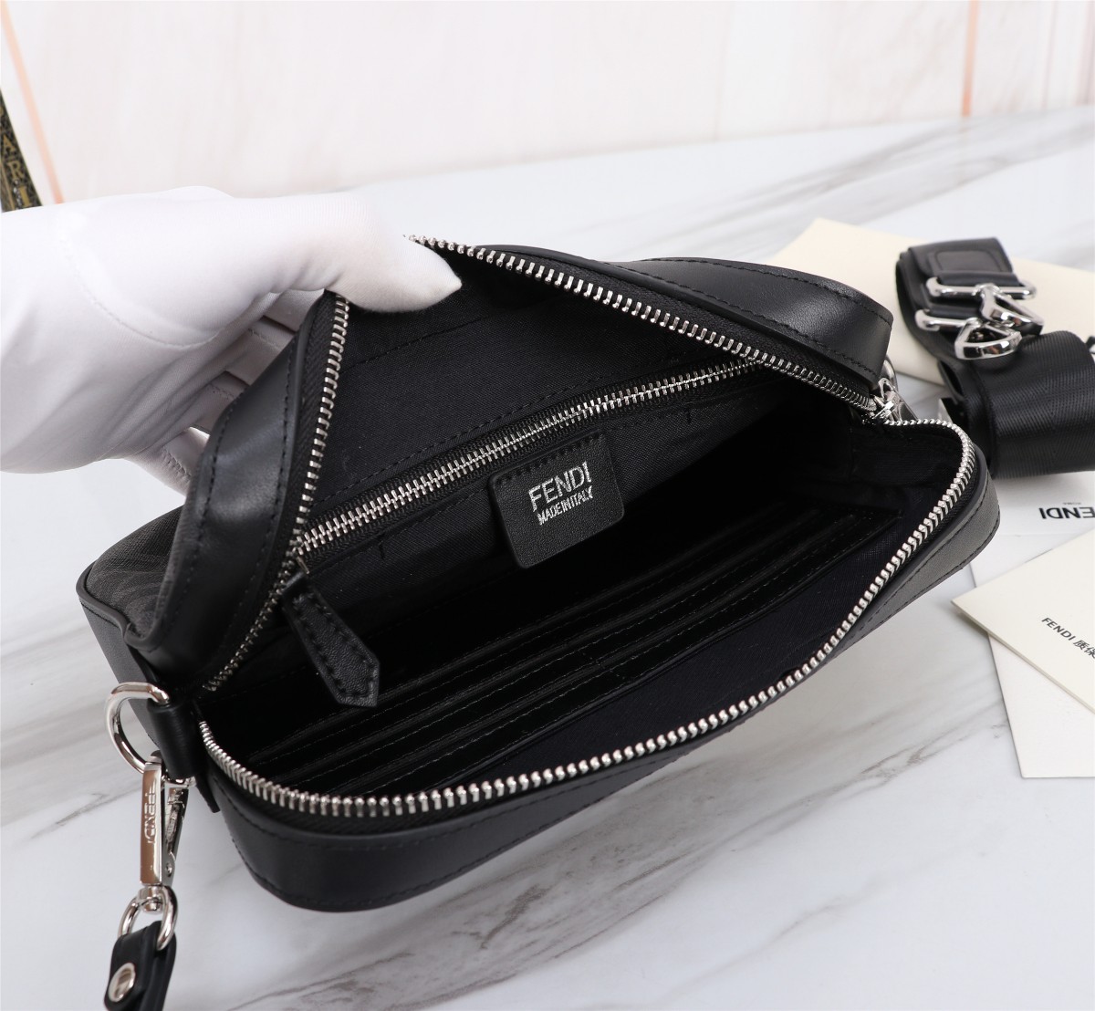 F*endi Bag Top Quality 23*16*5CM