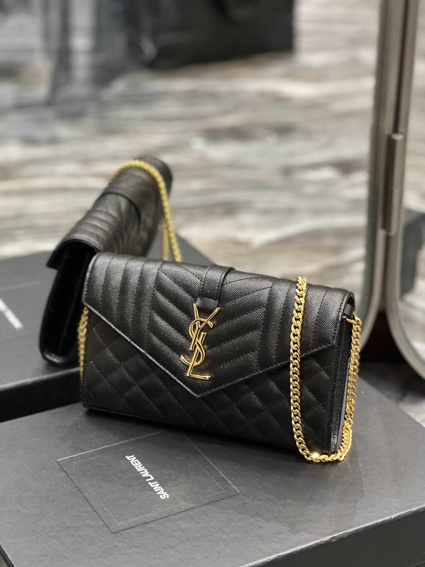 Y*SL Bag Top Quality 22.5*14*4CM