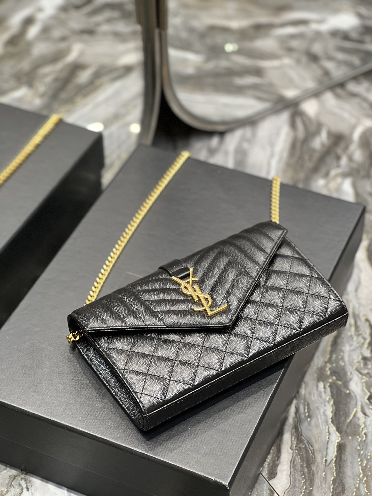 Y*SL Bag Top Quality 22.5*14*4CM
