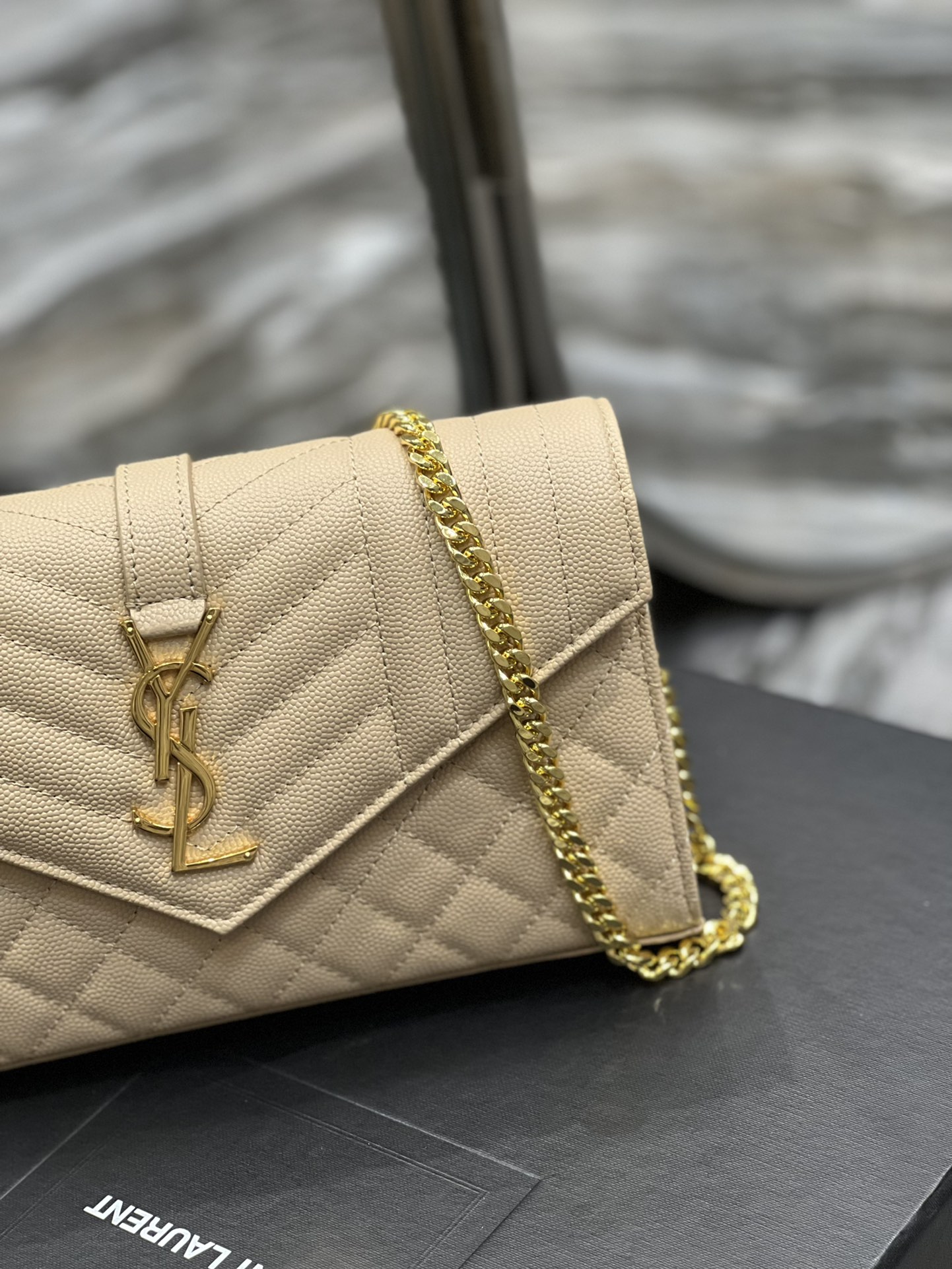 Y*SL Bag Top Quality 22.5*14*4CM