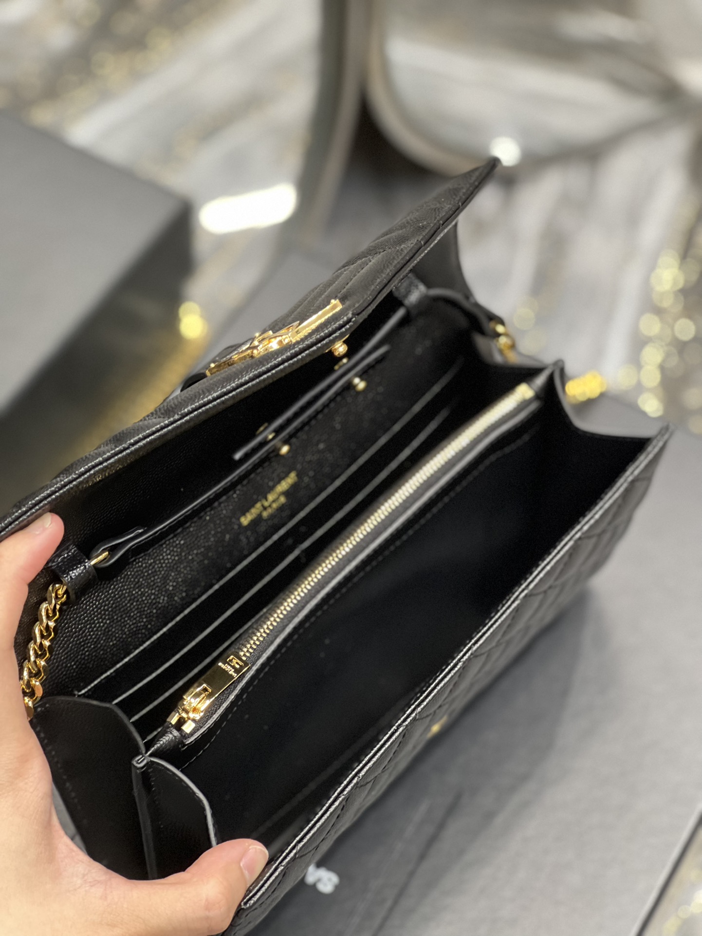 Y*SL Bag Top Quality 22.5*14*4CM