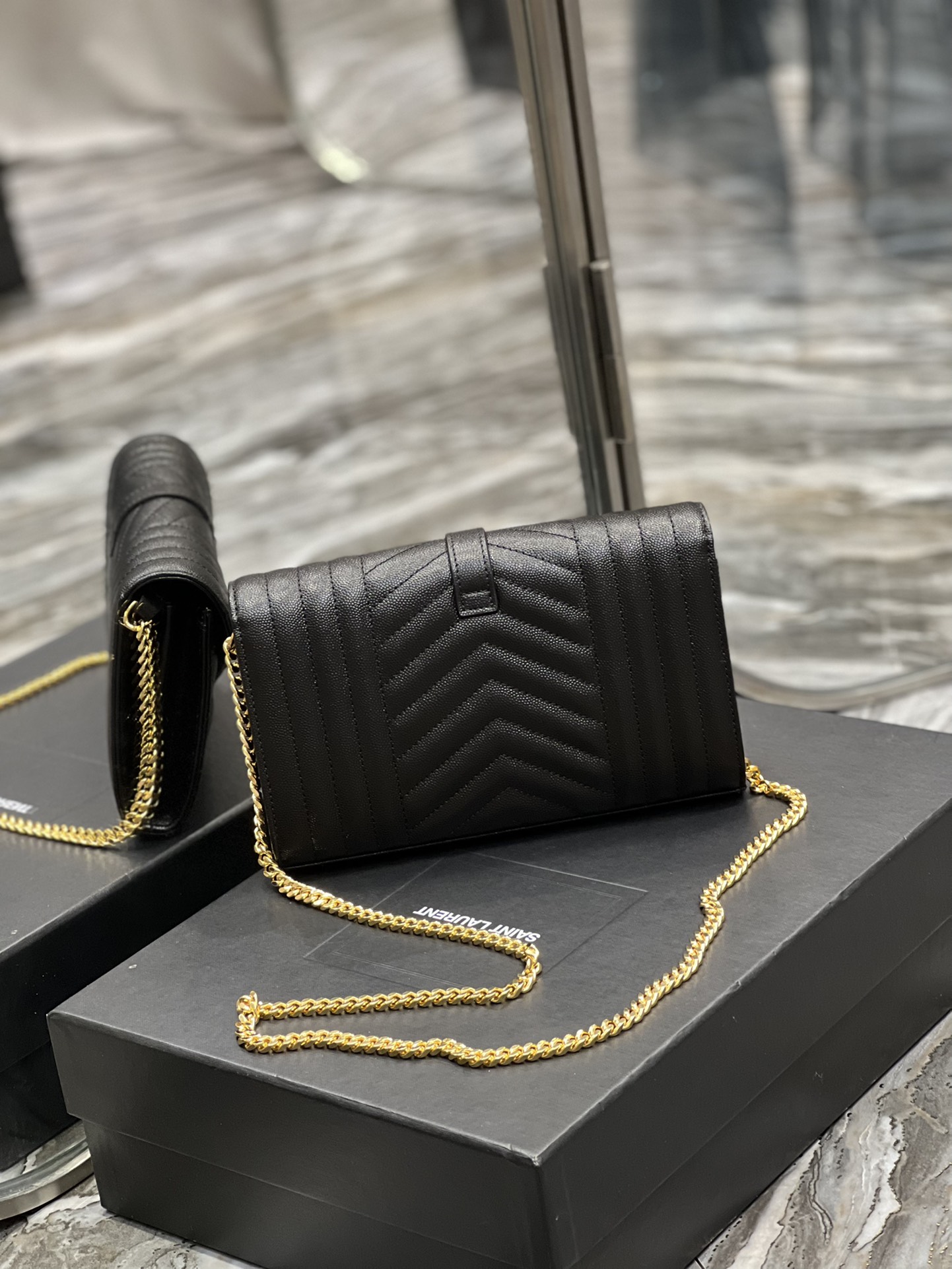 Y*SL Bag Top Quality 22.5*14*4CM