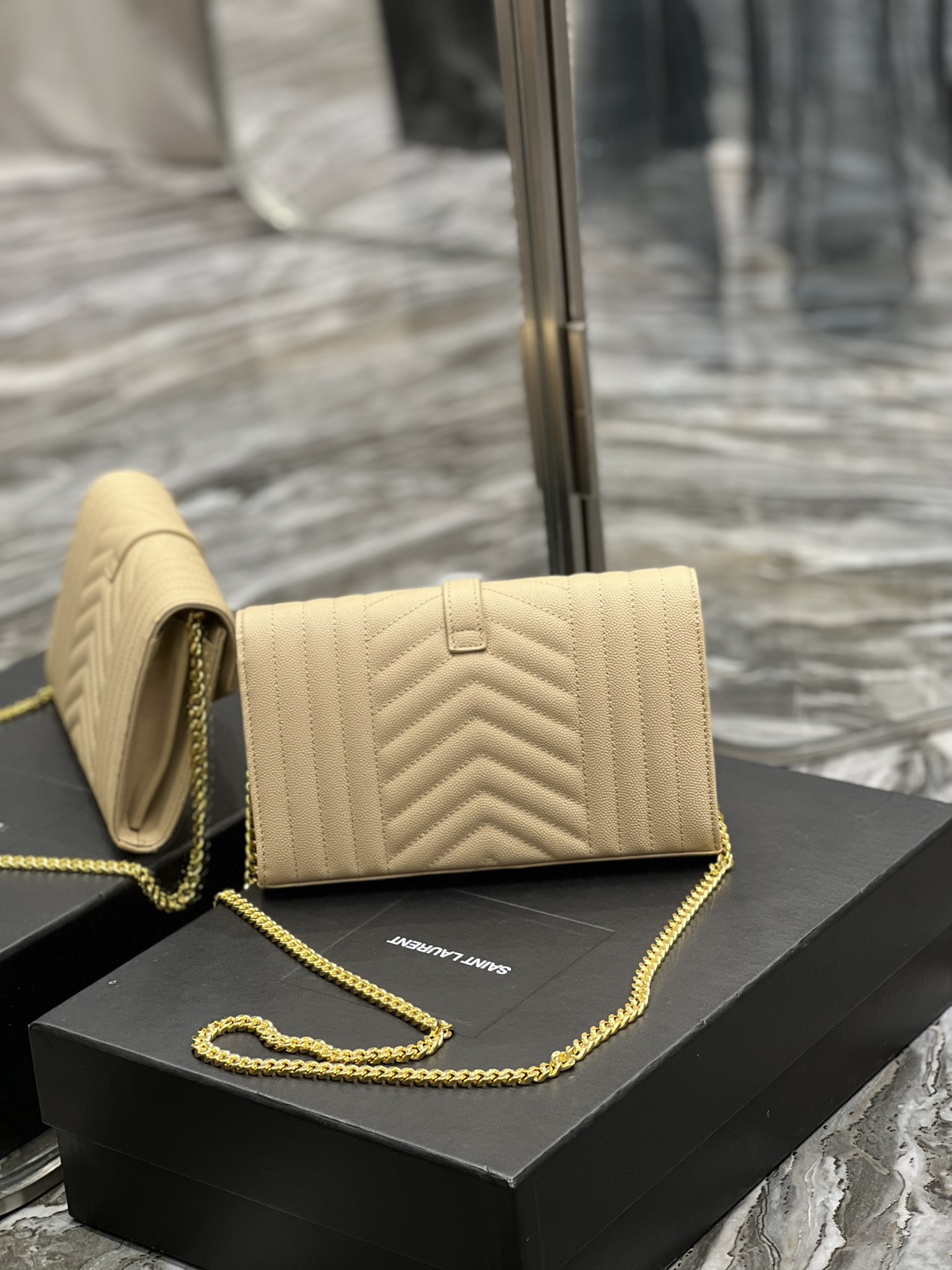 Y*SL Bag Top Quality 22.5*14*4CM