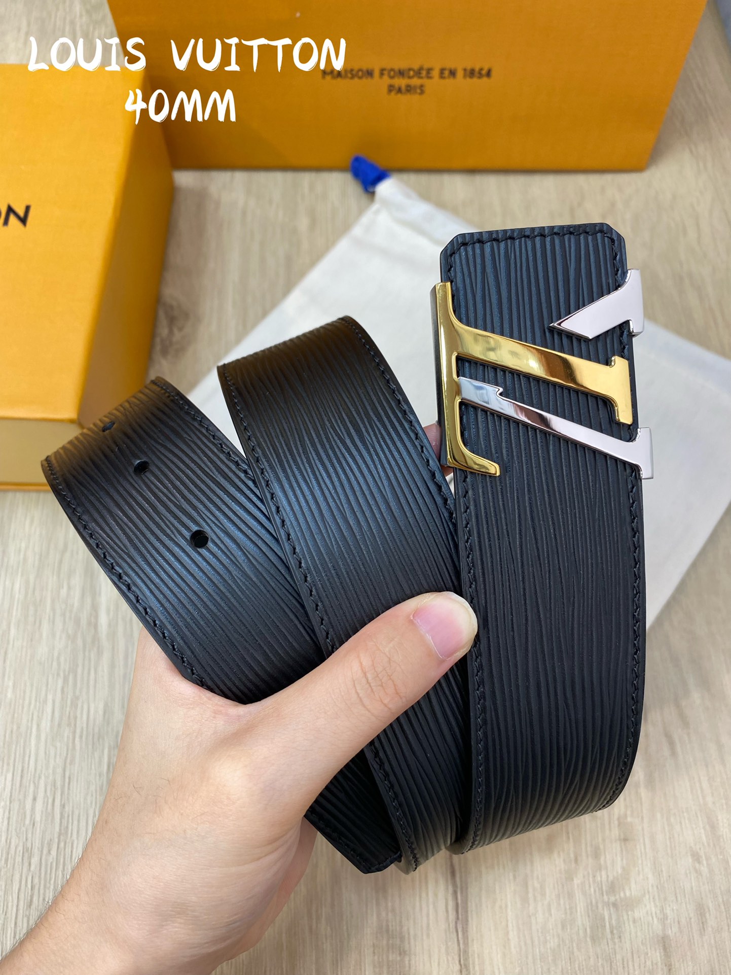 L*ouis V*uitton Belts Top Quality 40MM