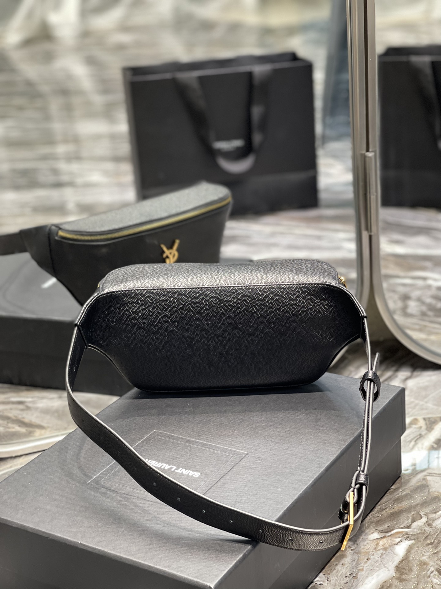 Y*SL Bag Top Quality 25*14*3.5CM