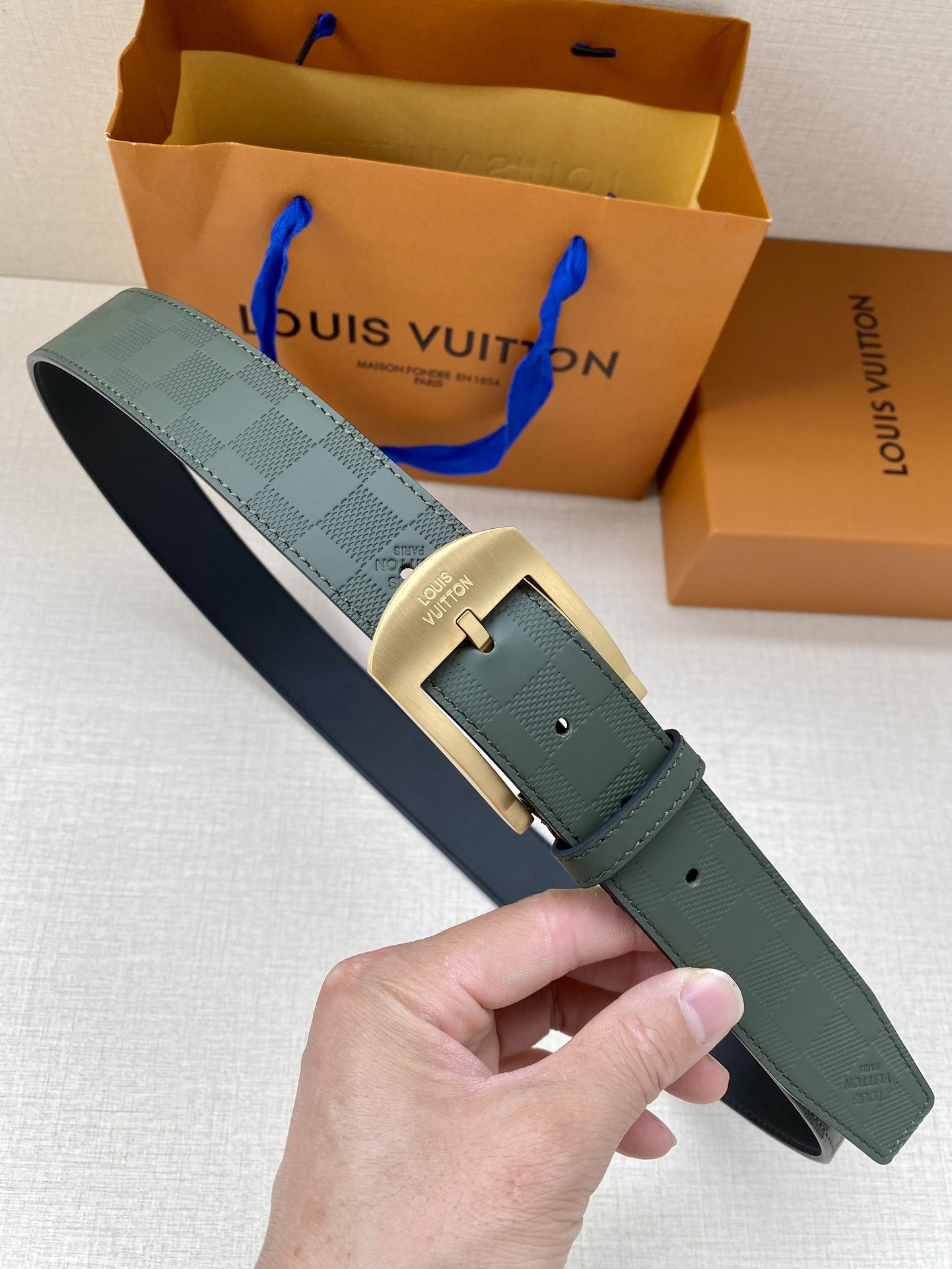 L*ouis V*uitton Belts Top Quality 34MM
