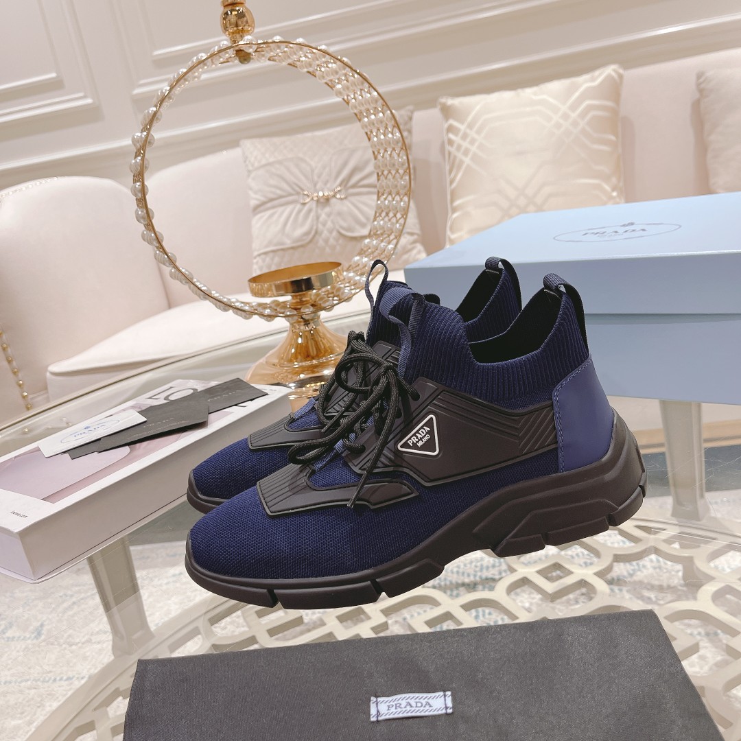Men Women P*rada Top Sneaker