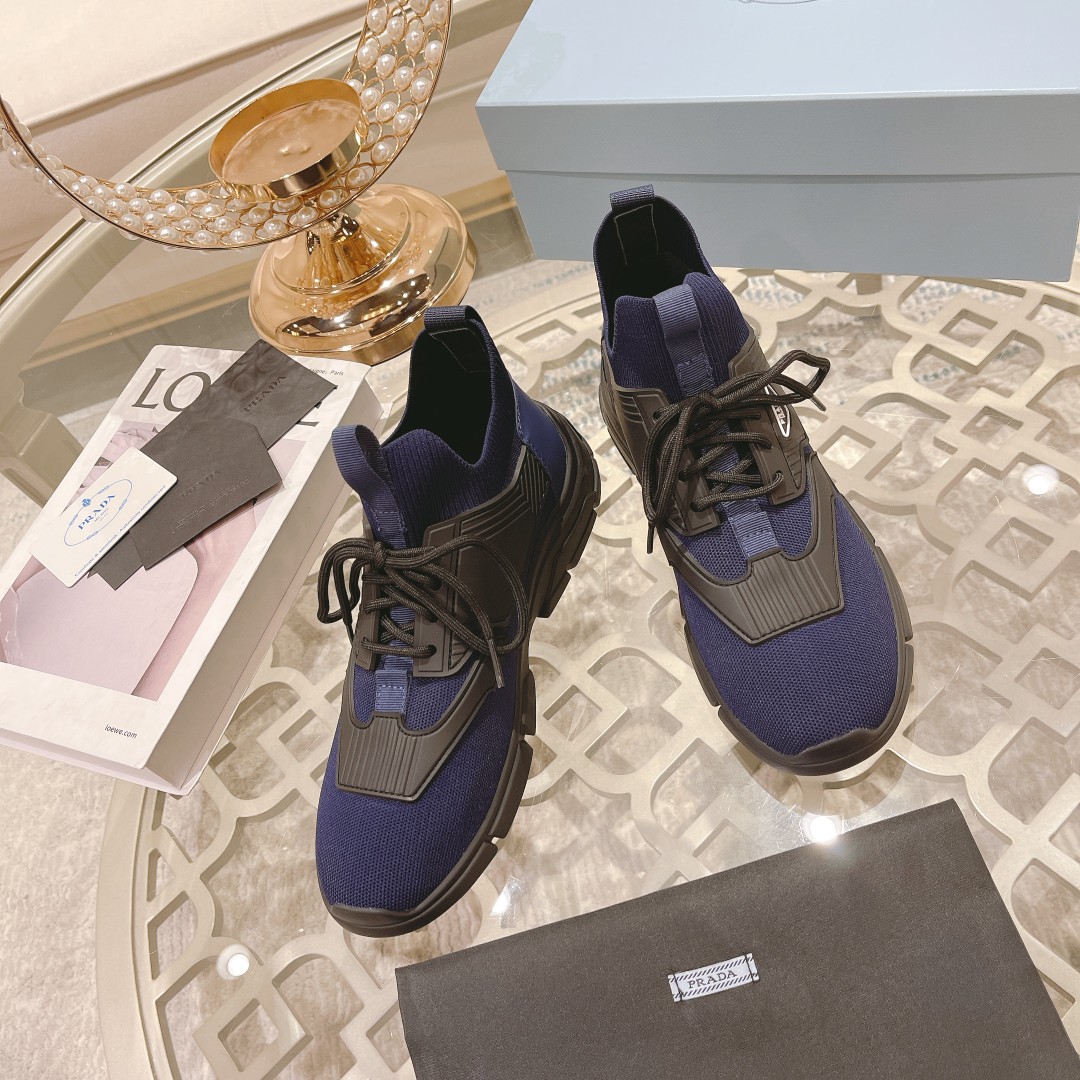 Men Women P*rada Top Sneaker