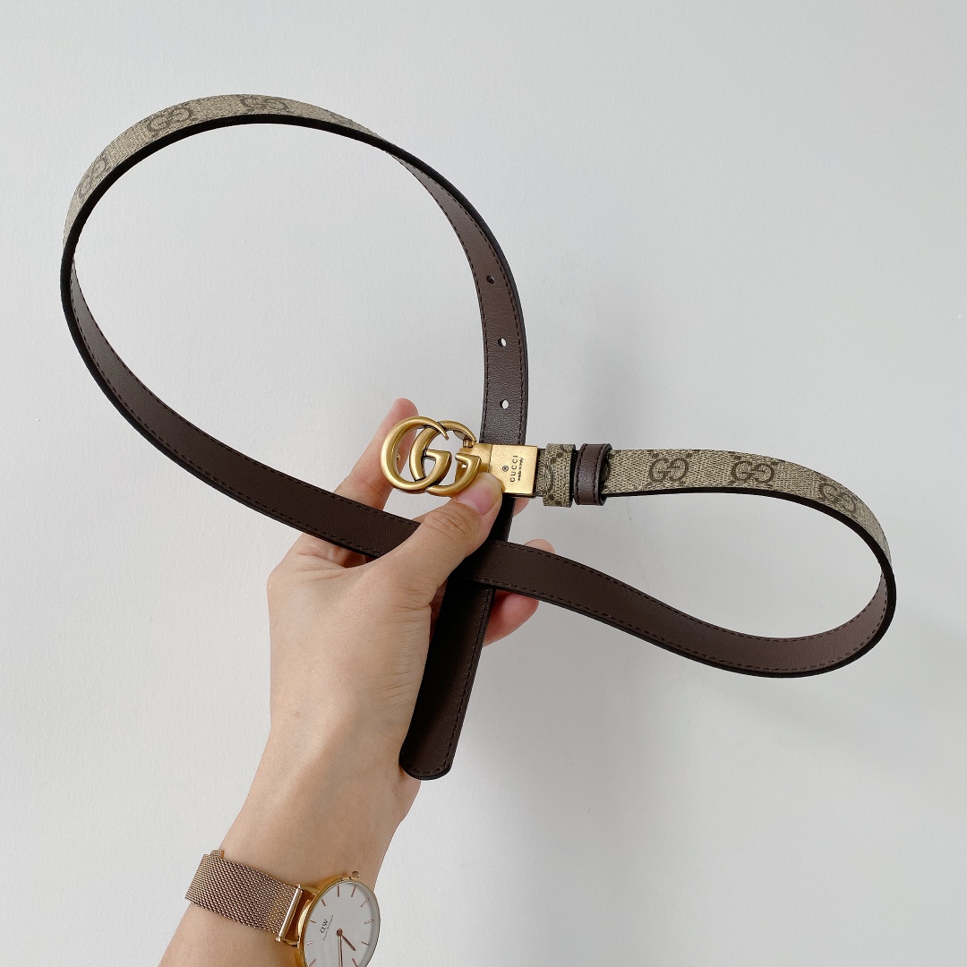 G*ucci Belts Top Quality 20MM