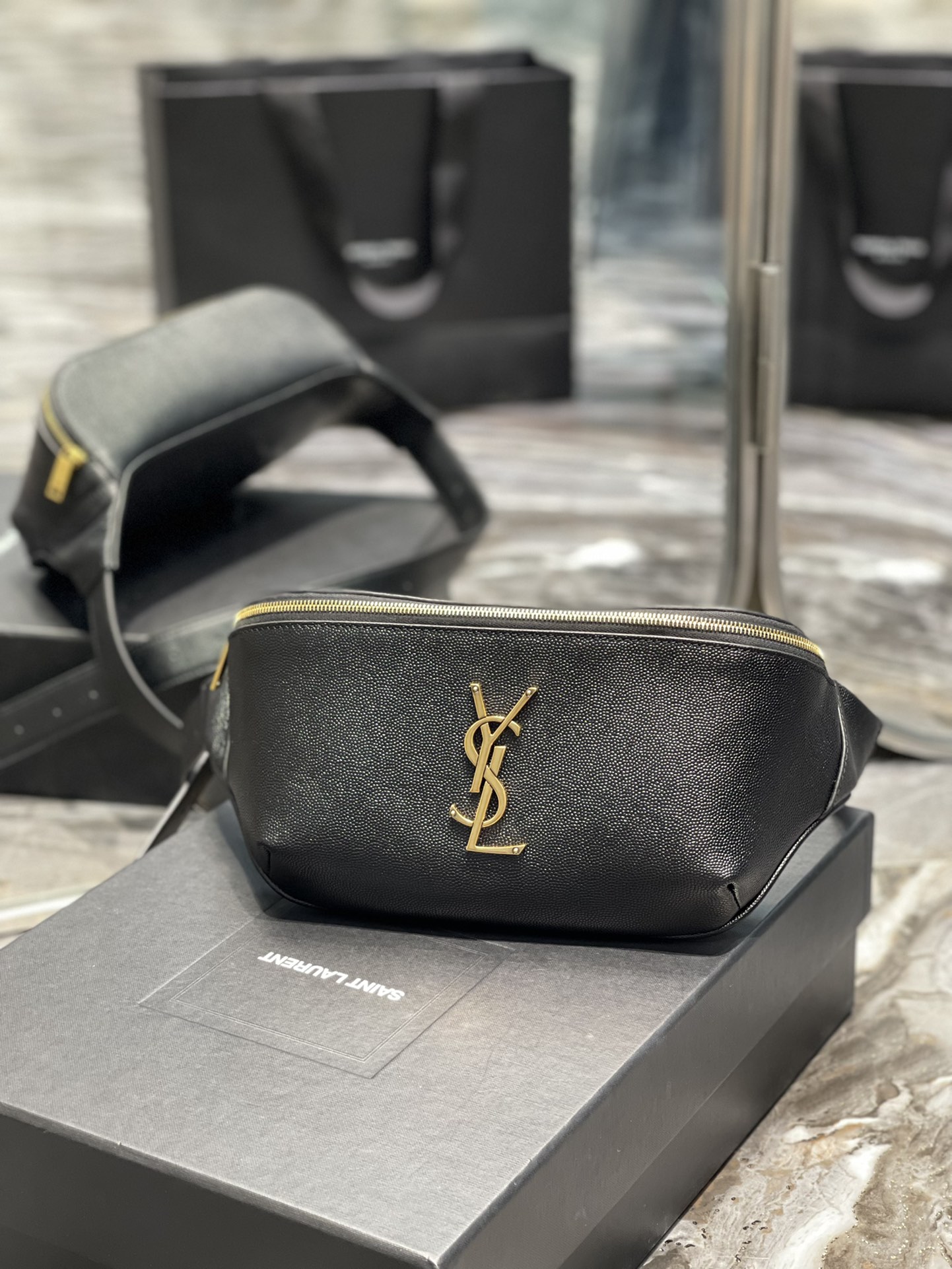 Y*SL Bag Top Quality 25*14*3.5CM