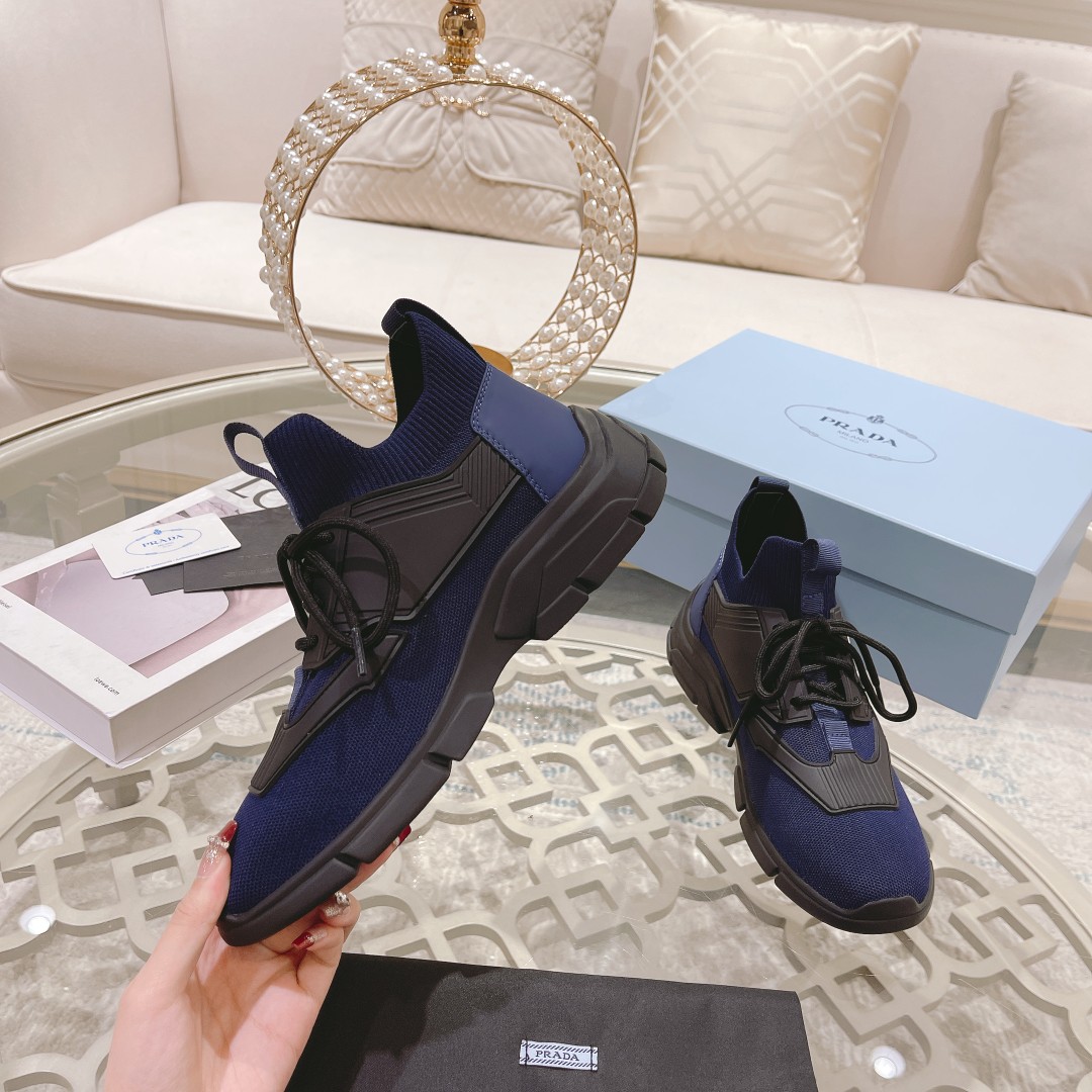 Men Women P*rada Top Sneaker