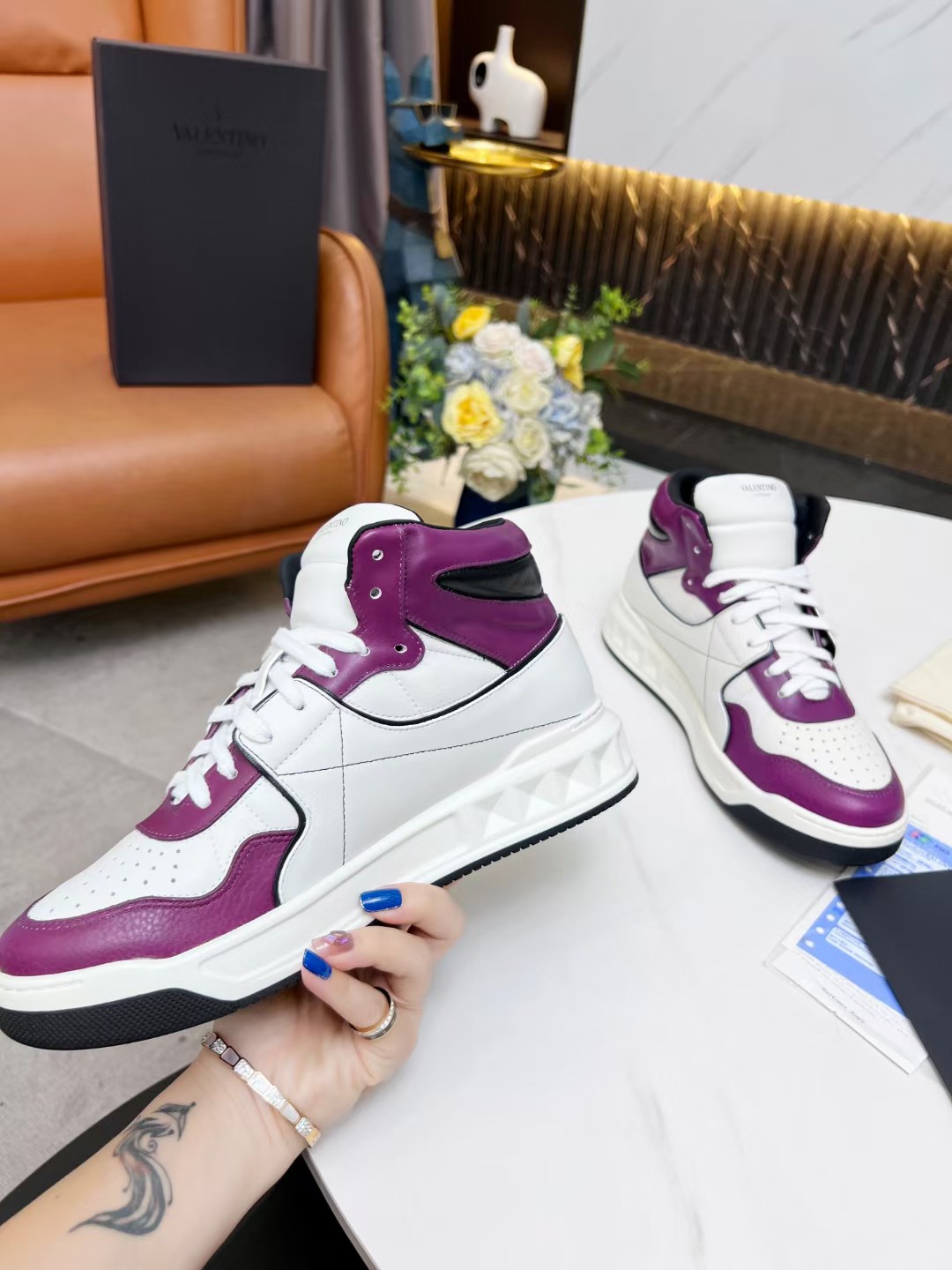 Women Men V*alentino Sneakers Maikesneakers