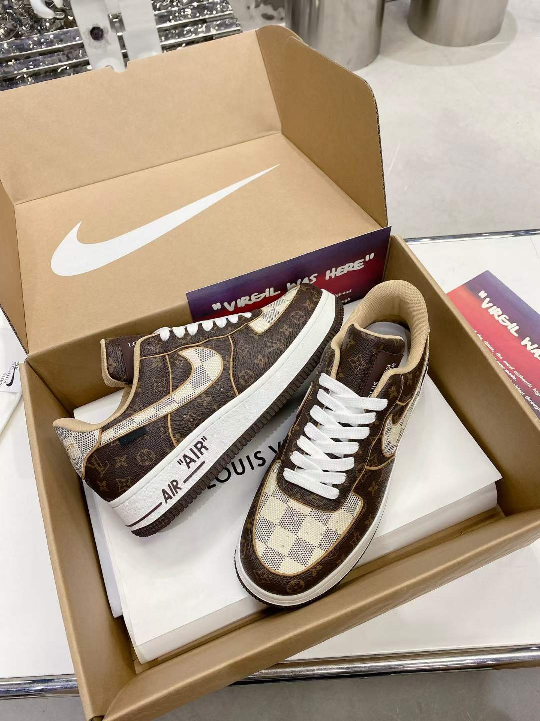 Men Women L*ouis V*uitton x NIKE Air force1 22ss Sneakers Maikesneakers