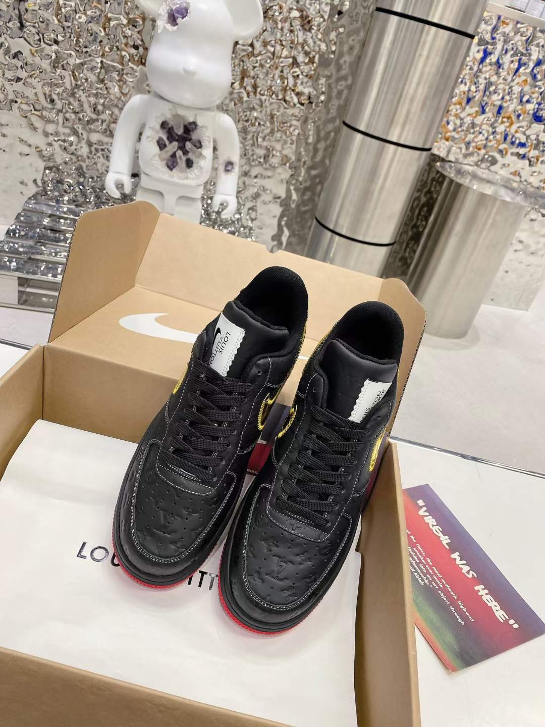 from Men Women L*ouis V*uitton x NIKE Air force1 22ss