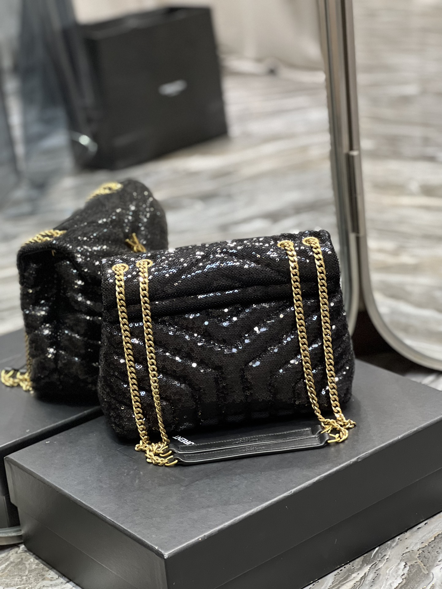 Y*SL Bag Top Quality 25*17*9CM