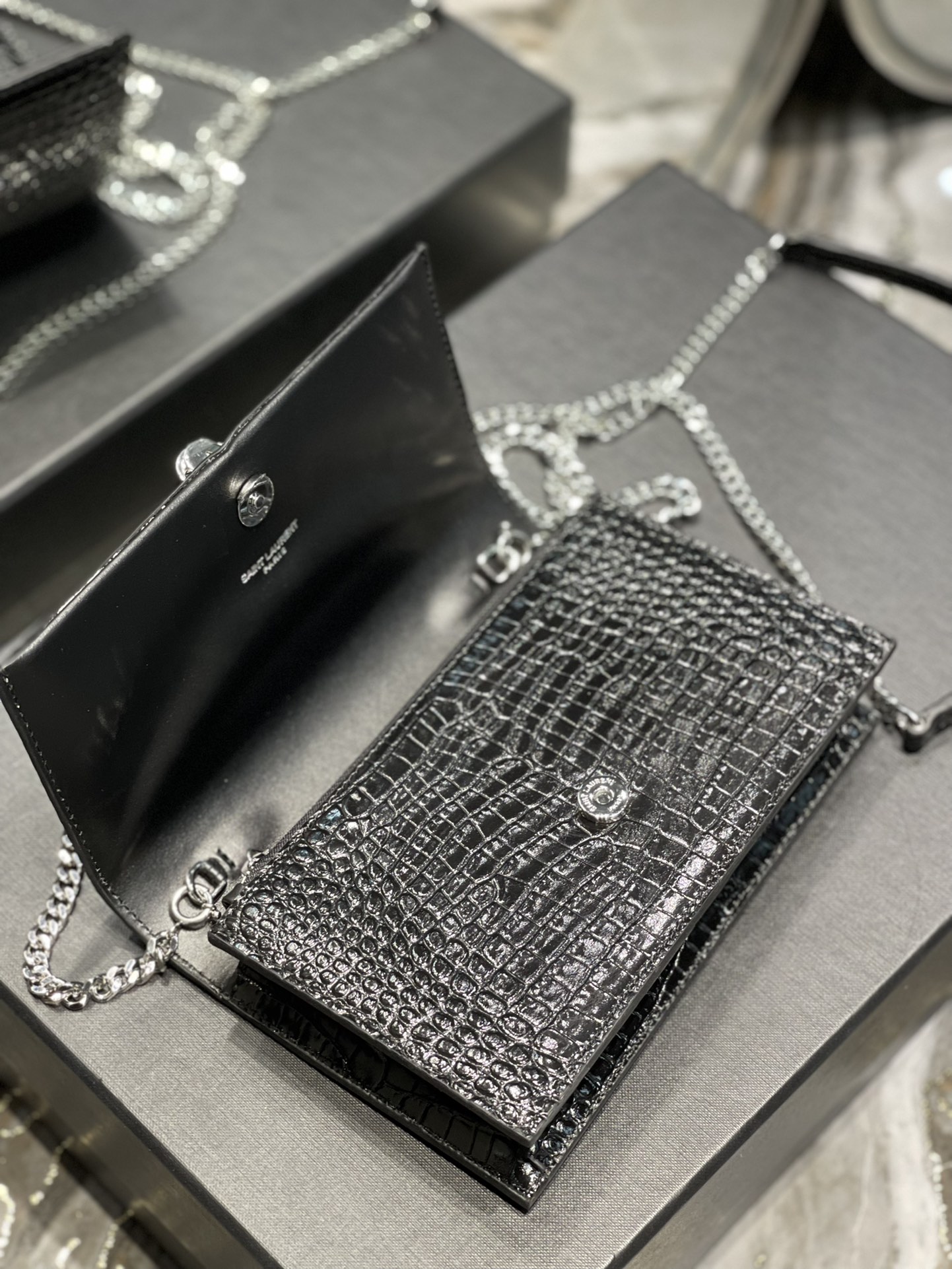 Y*SL Bag Top Quality 19*12.5*4CM