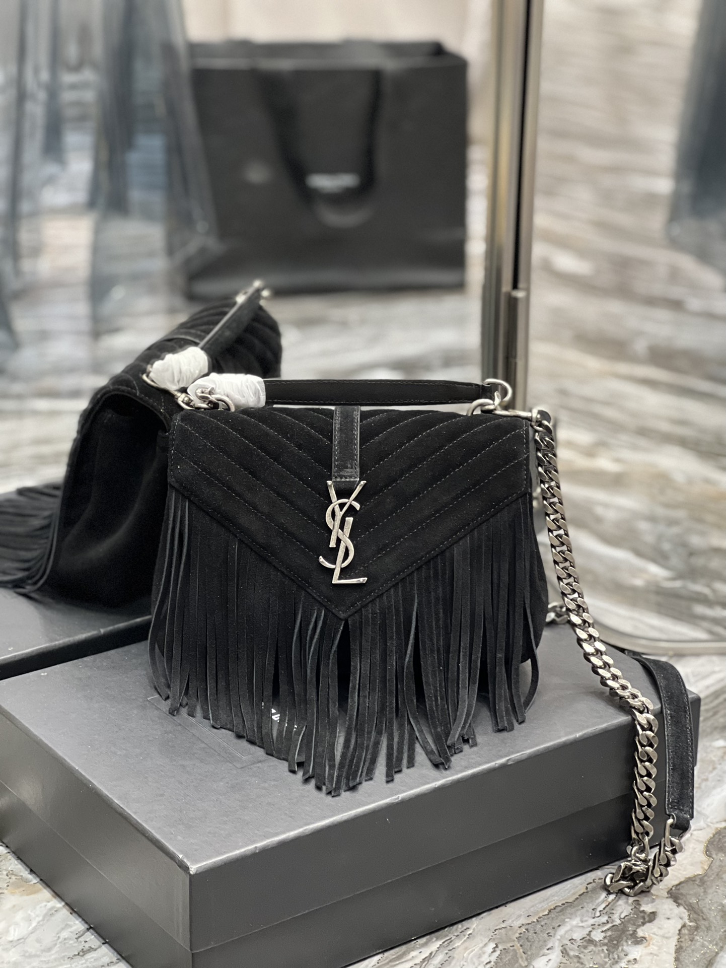 Y*SL Bag Top Quality 24*17*6CM