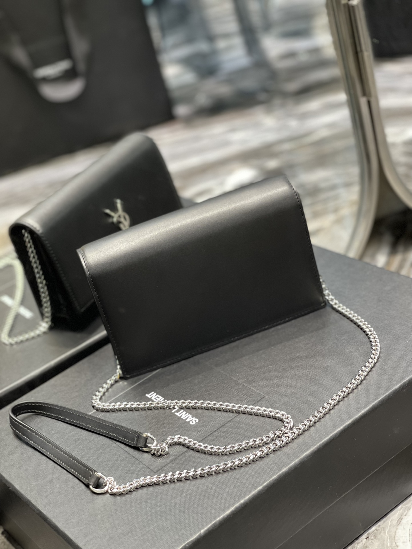 Y*SL Bag Top Quality 19*12.5*4CM