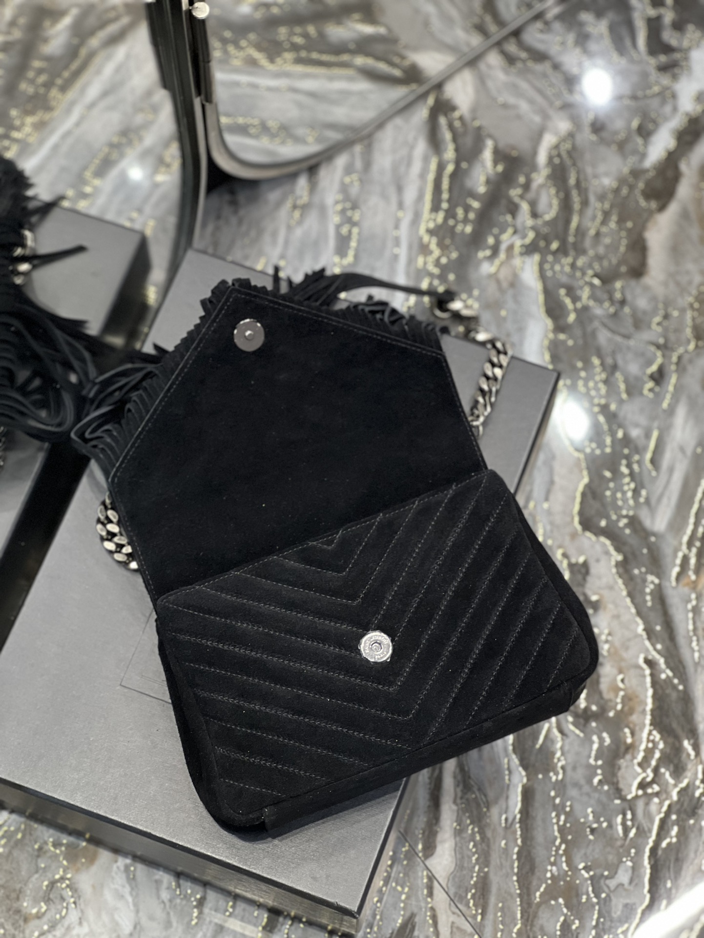 Y*SL Bag Top Quality 24*17*6CM