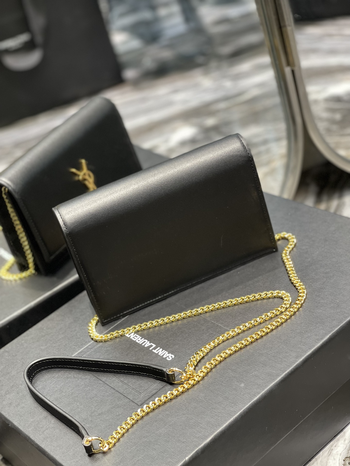 Y*SL Bag Top Quality 19*12.5*4CM