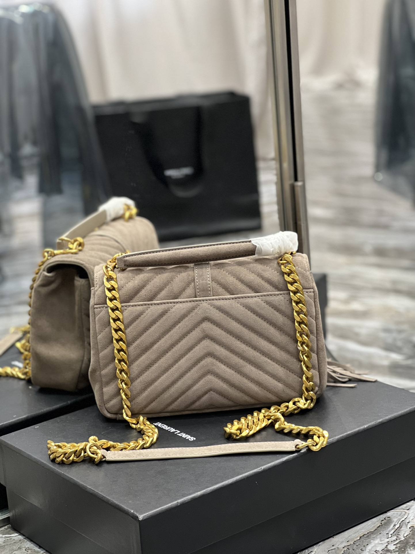 Y*SL Bag Top Quality 24*17*6CM