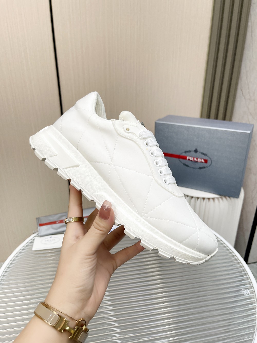 Men P*rada Top Sneaker οΌ οΌ