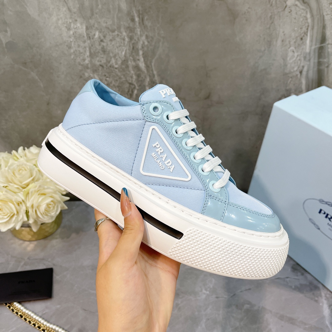 Men Women P*rada Top Sneaker ๏ผ ๏ผ