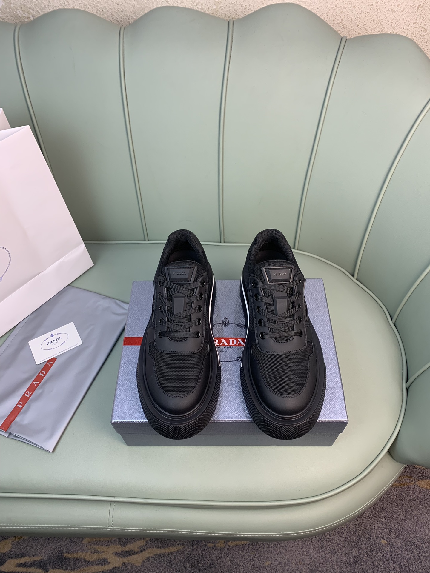 Men P*rada Top Sneaker ( )