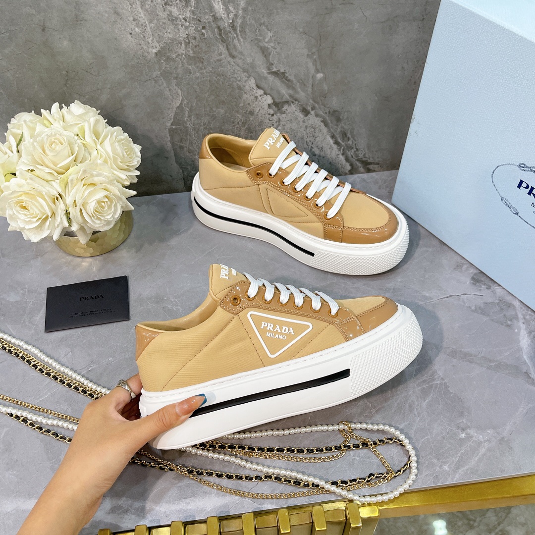 Men Women P*rada Top Sneaker ( )