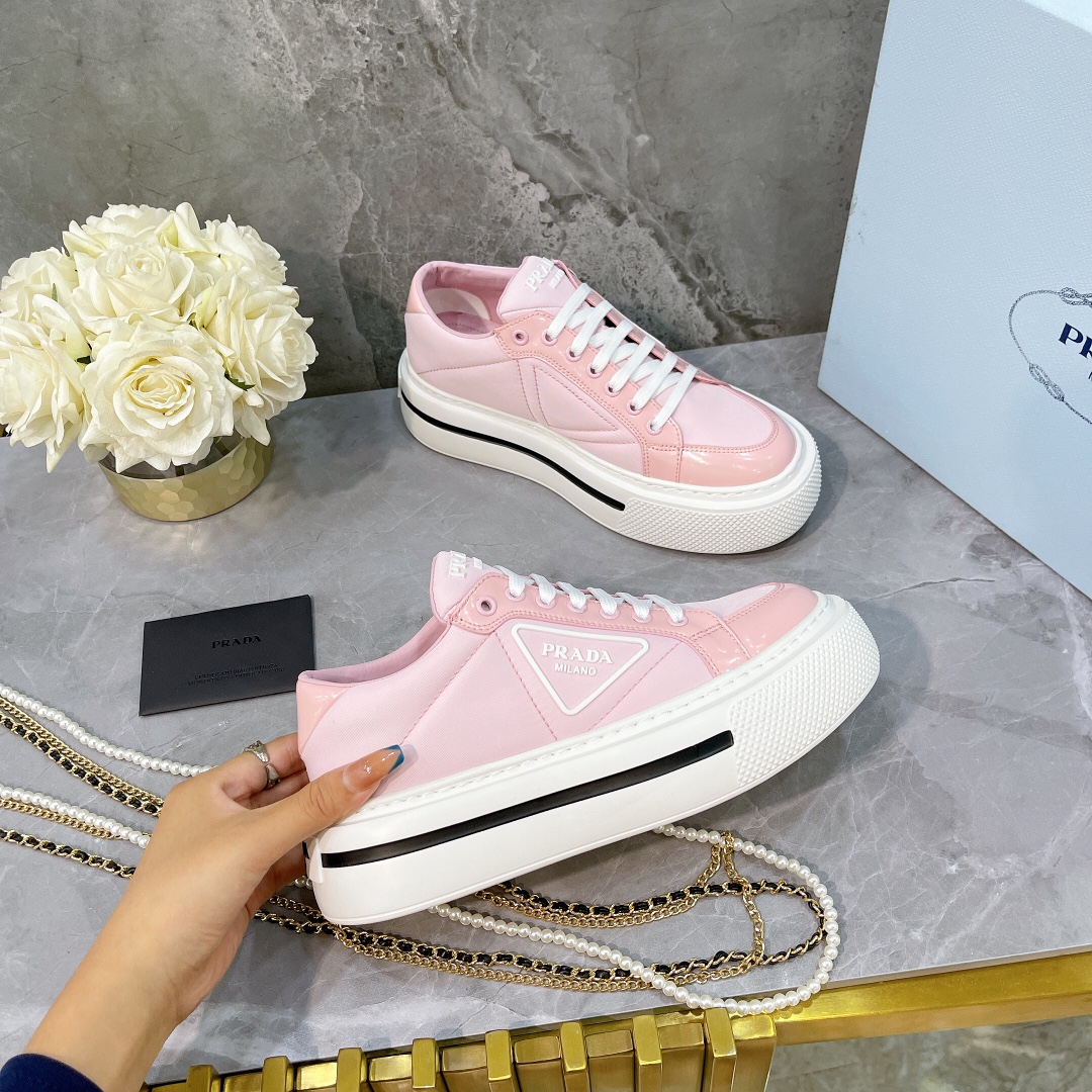 Men Women P*rada Top Sneaker ( )