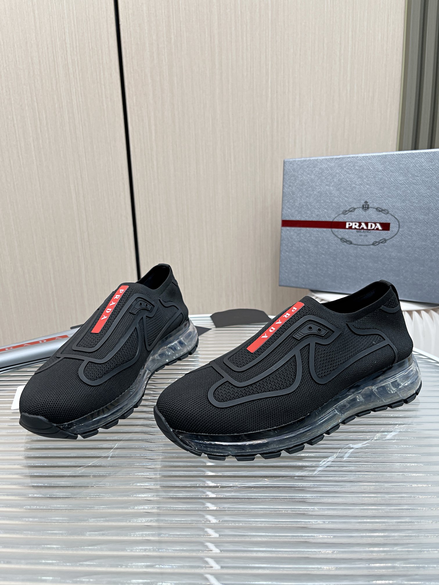 Men P*rada Top Sneaker ( )