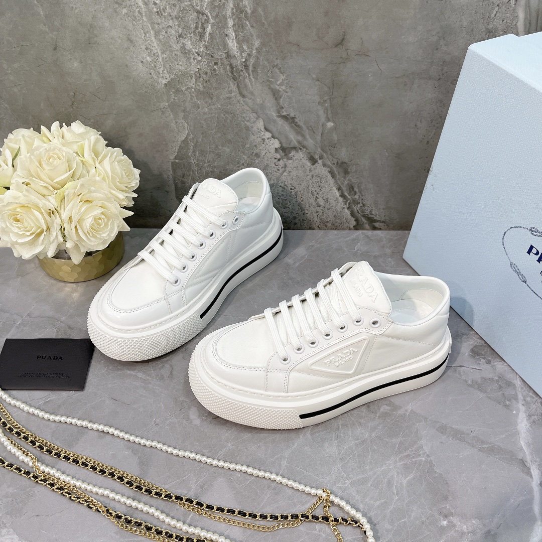 Men Women P*rada Top Sneaker ( )