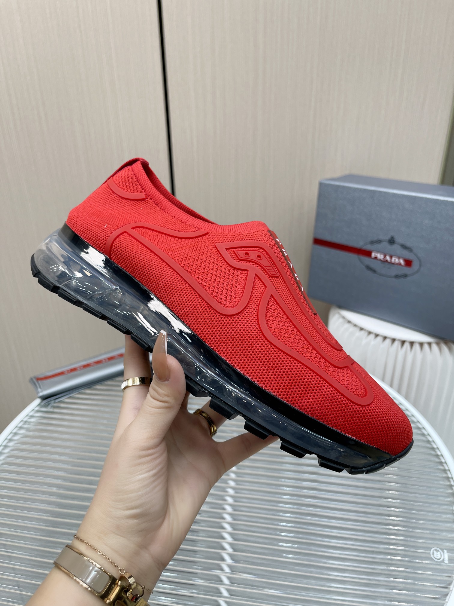 Men P*rada Top Sneaker οΌ οΌ