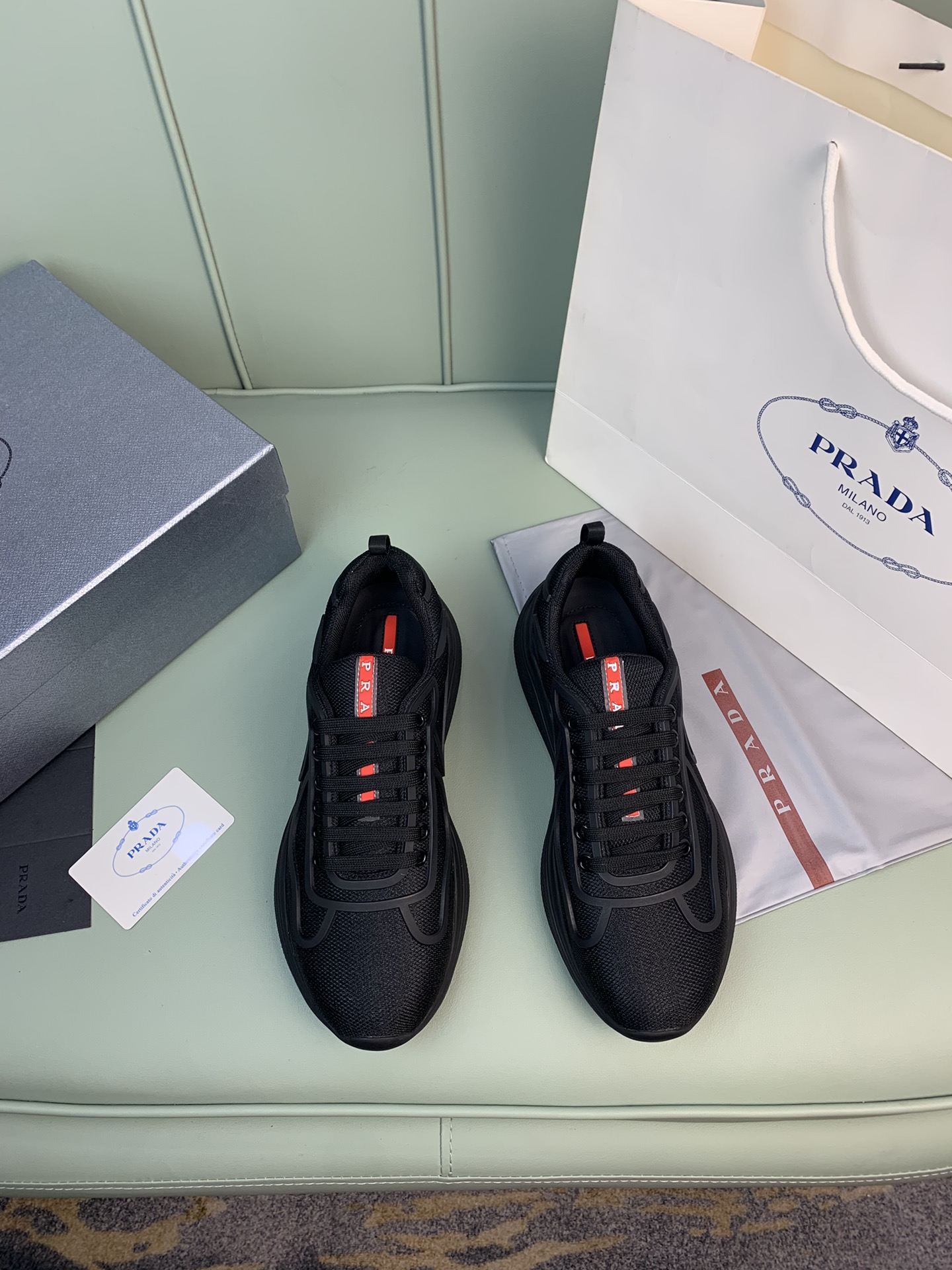 Men P*rada Top Sneaker ( )