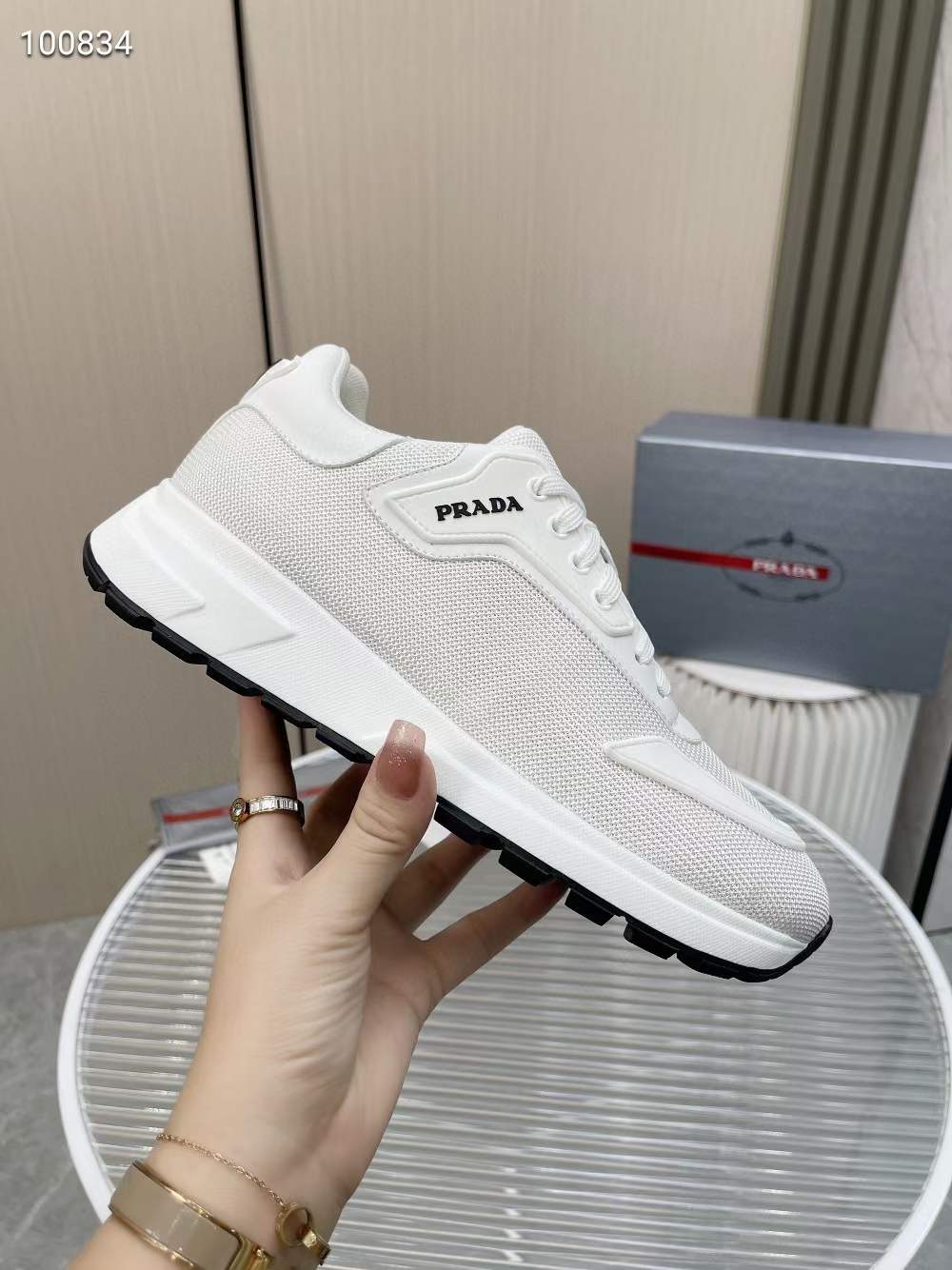 Men P*rada Top Sneaker ๏ผ ๏ผ