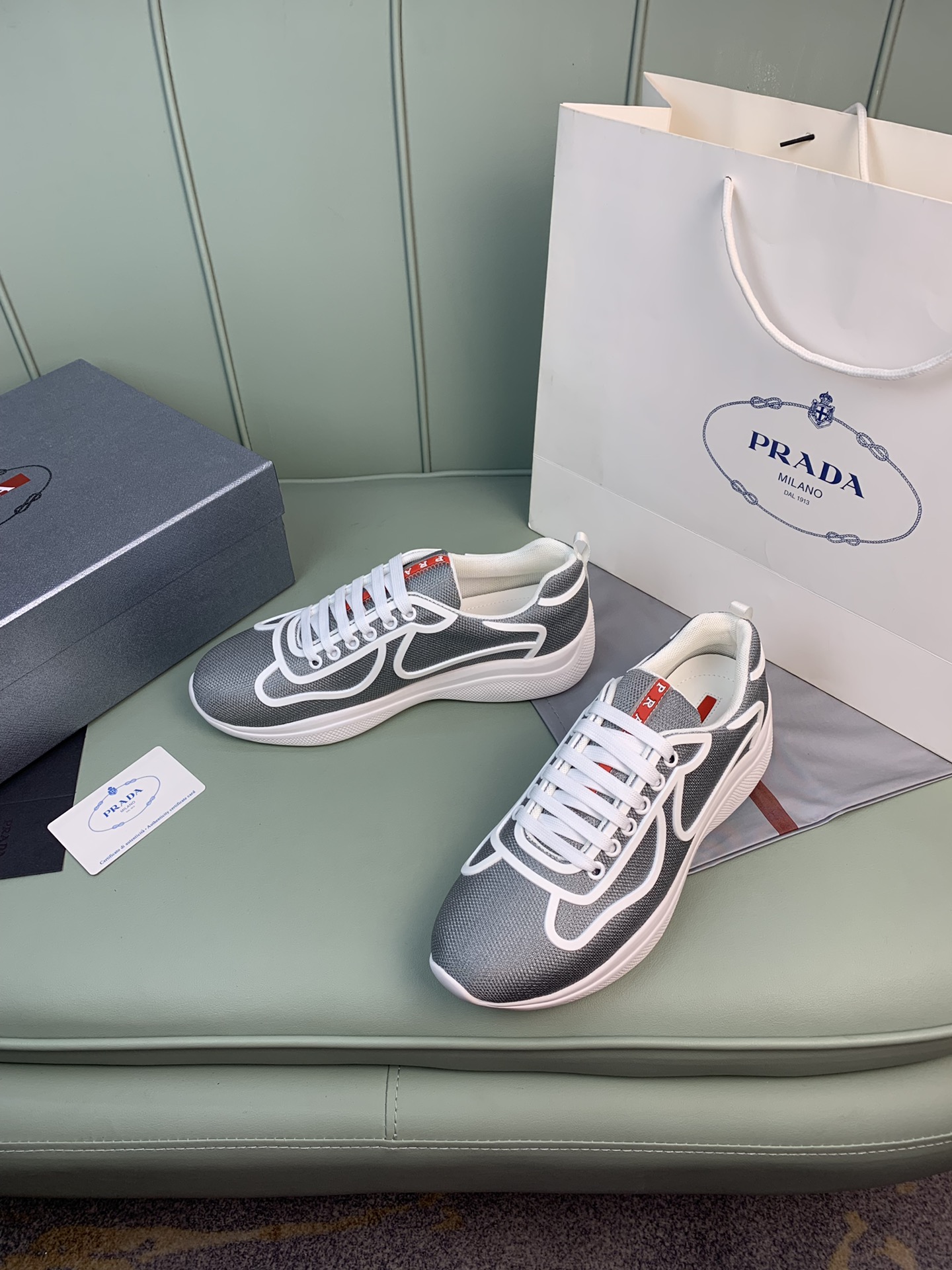 Men P*rada Top Sneaker ( )