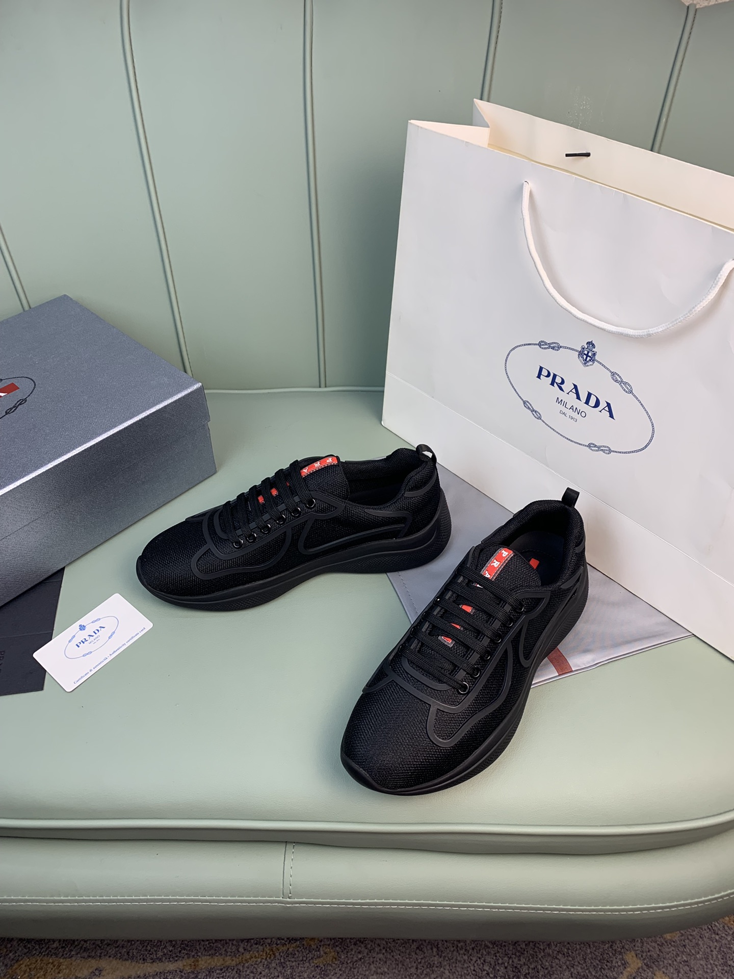Men P*rada Top Sneaker ( )
