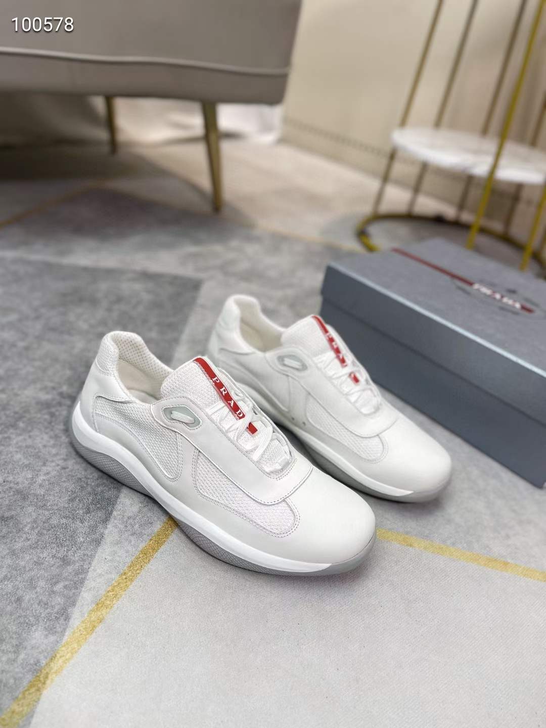Men P*rada Top Sneaker ( )