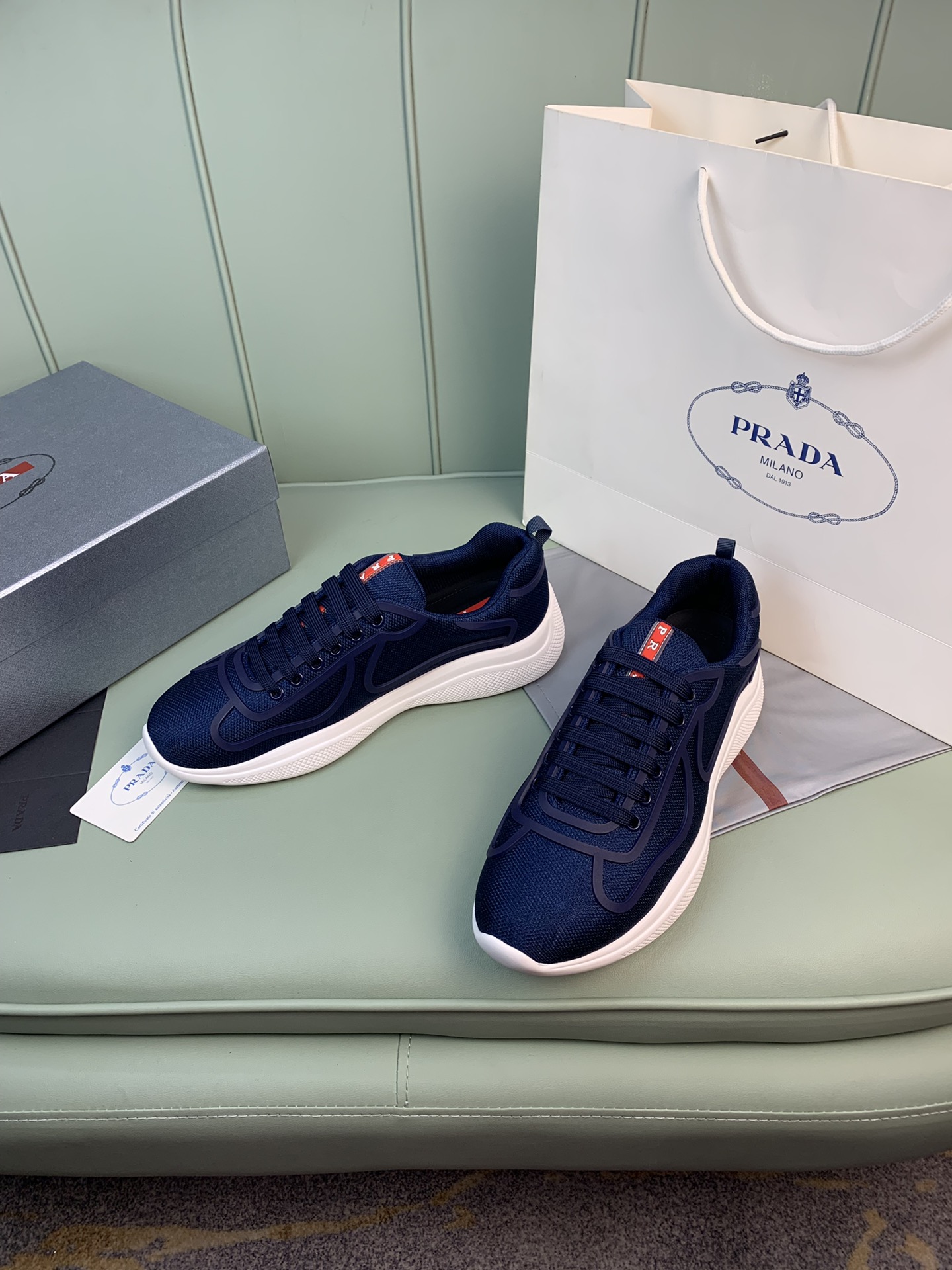 Men P*rada Top Sneaker ( )