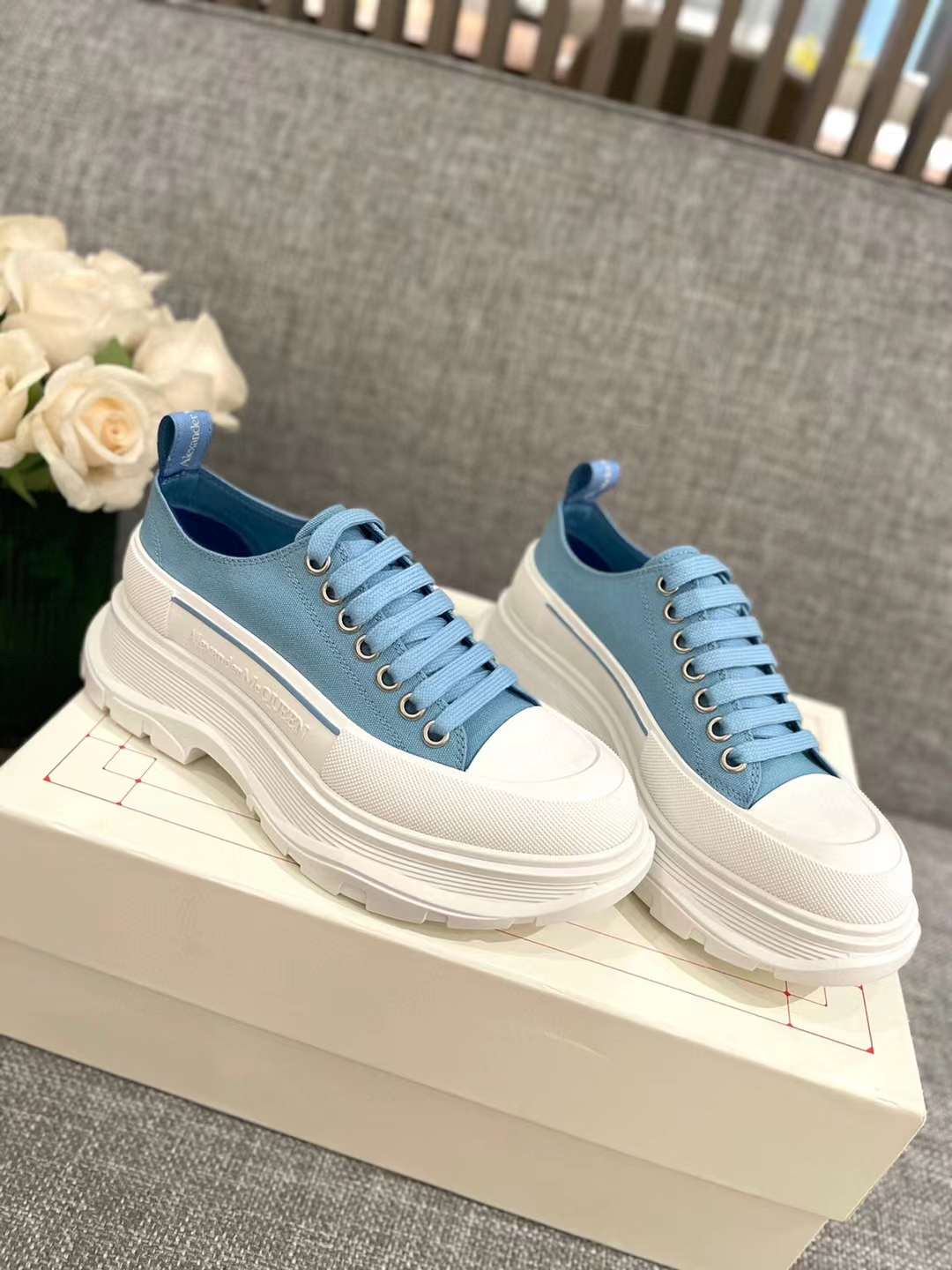 Men Women A*lexander M*cqueen Top Sneaker ( )
