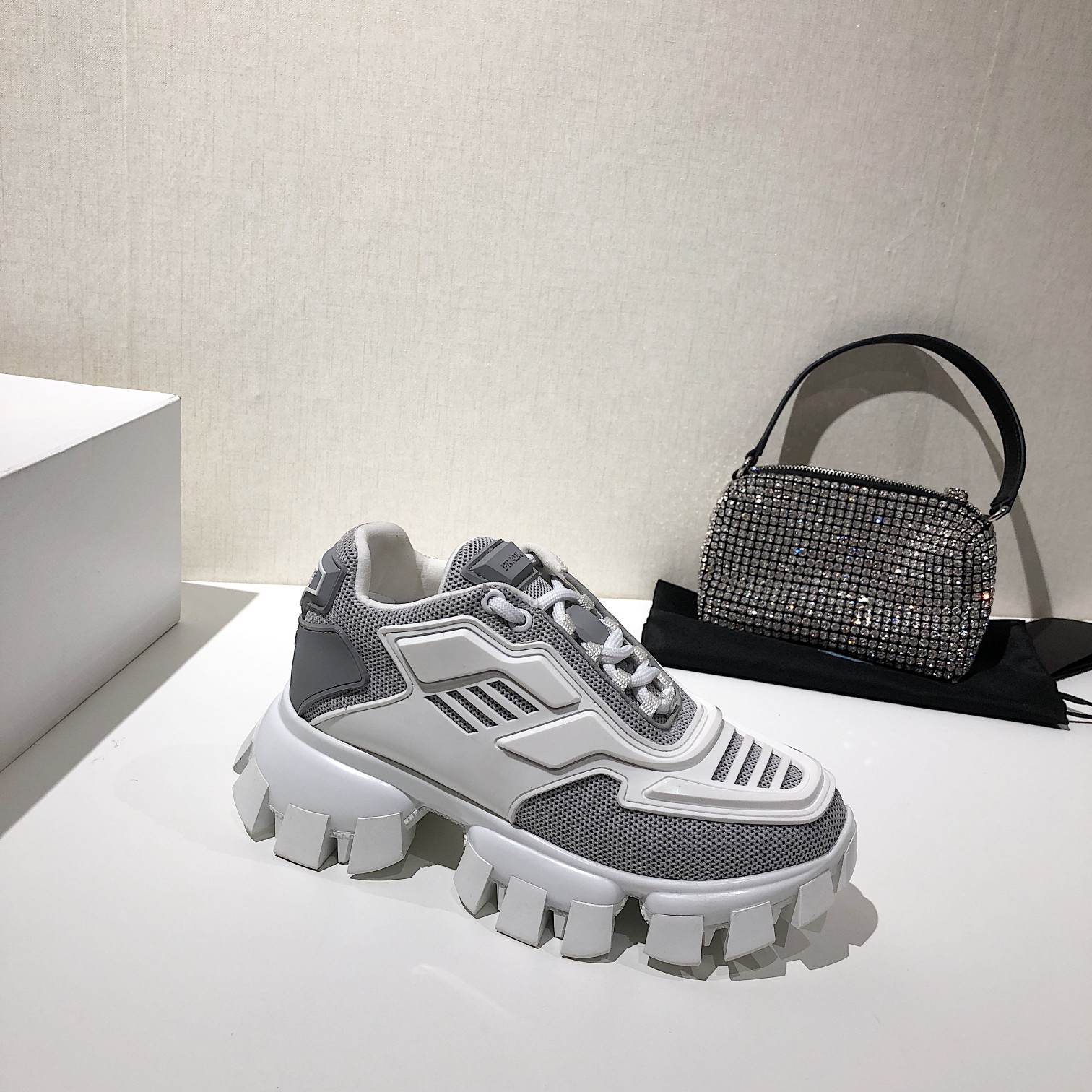 Men P*rada Top Sneaker ๏ผ ๏ผ