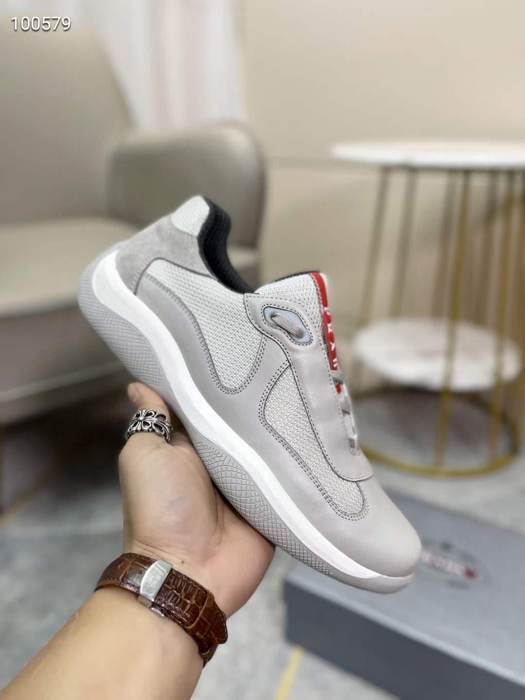 Men P*rada Top Sneaker ๏ผ ๏ผ