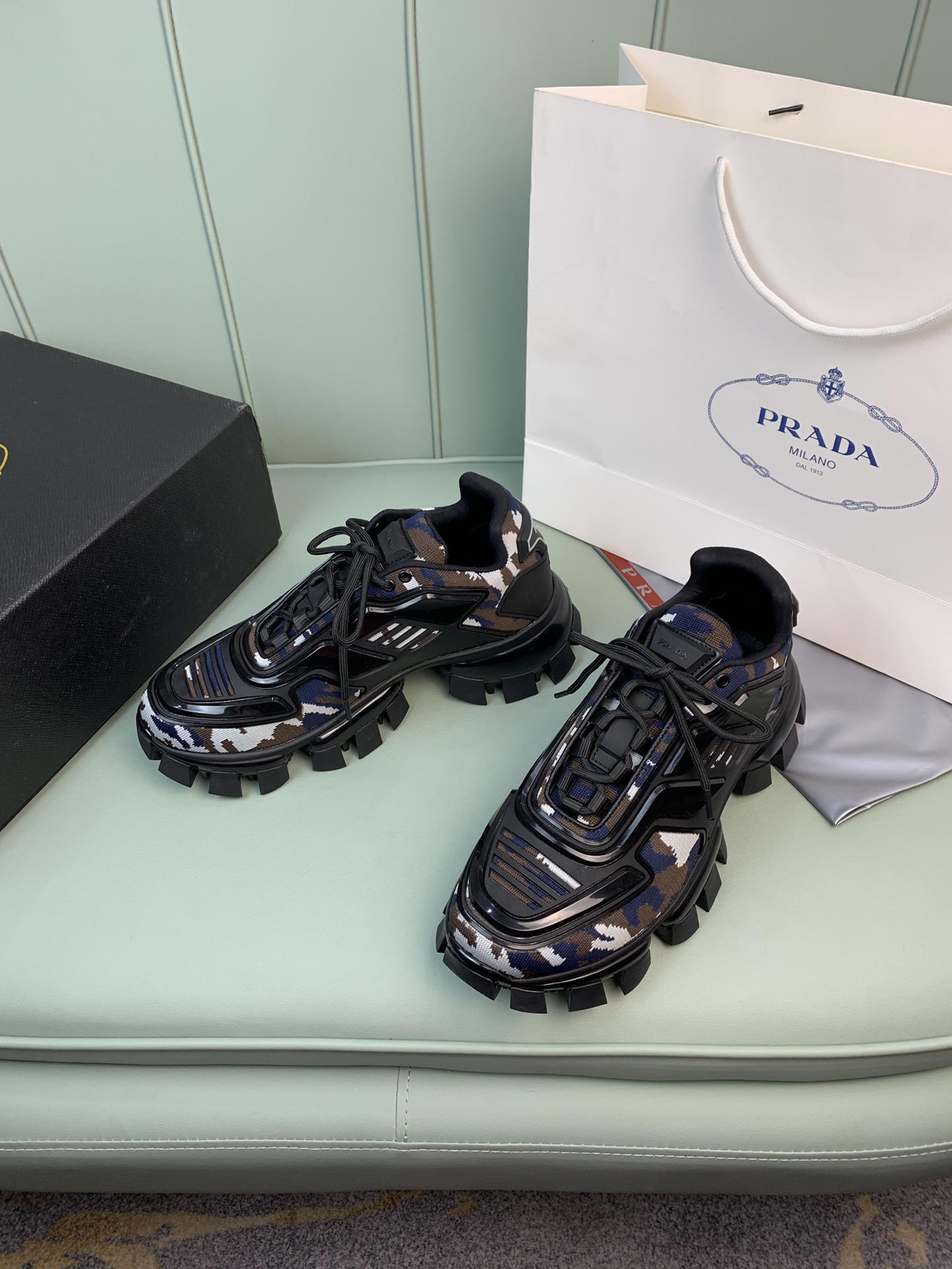Men P*rada Top Sneaker ( )