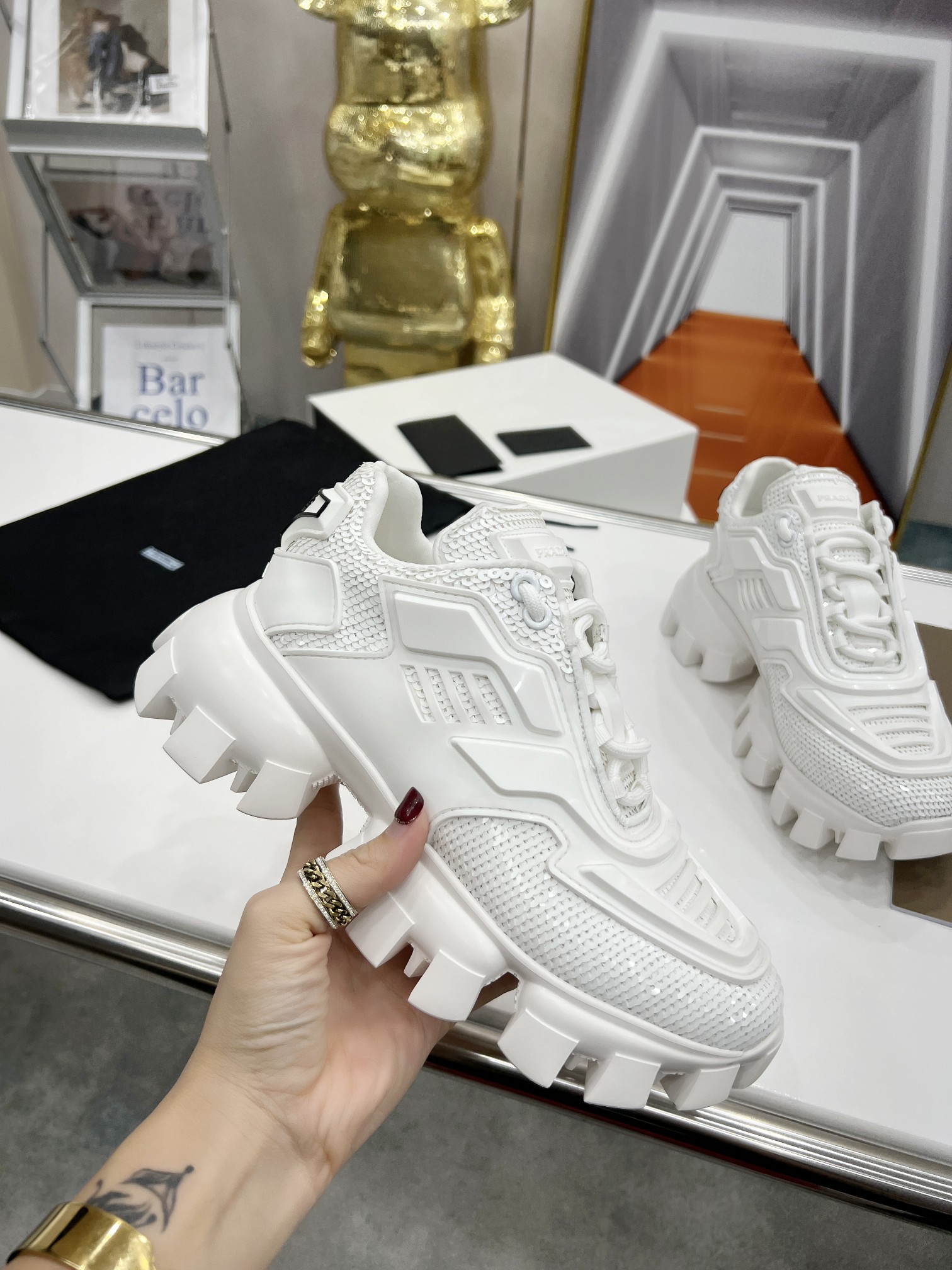 Men P*rada Top Sneaker ( )