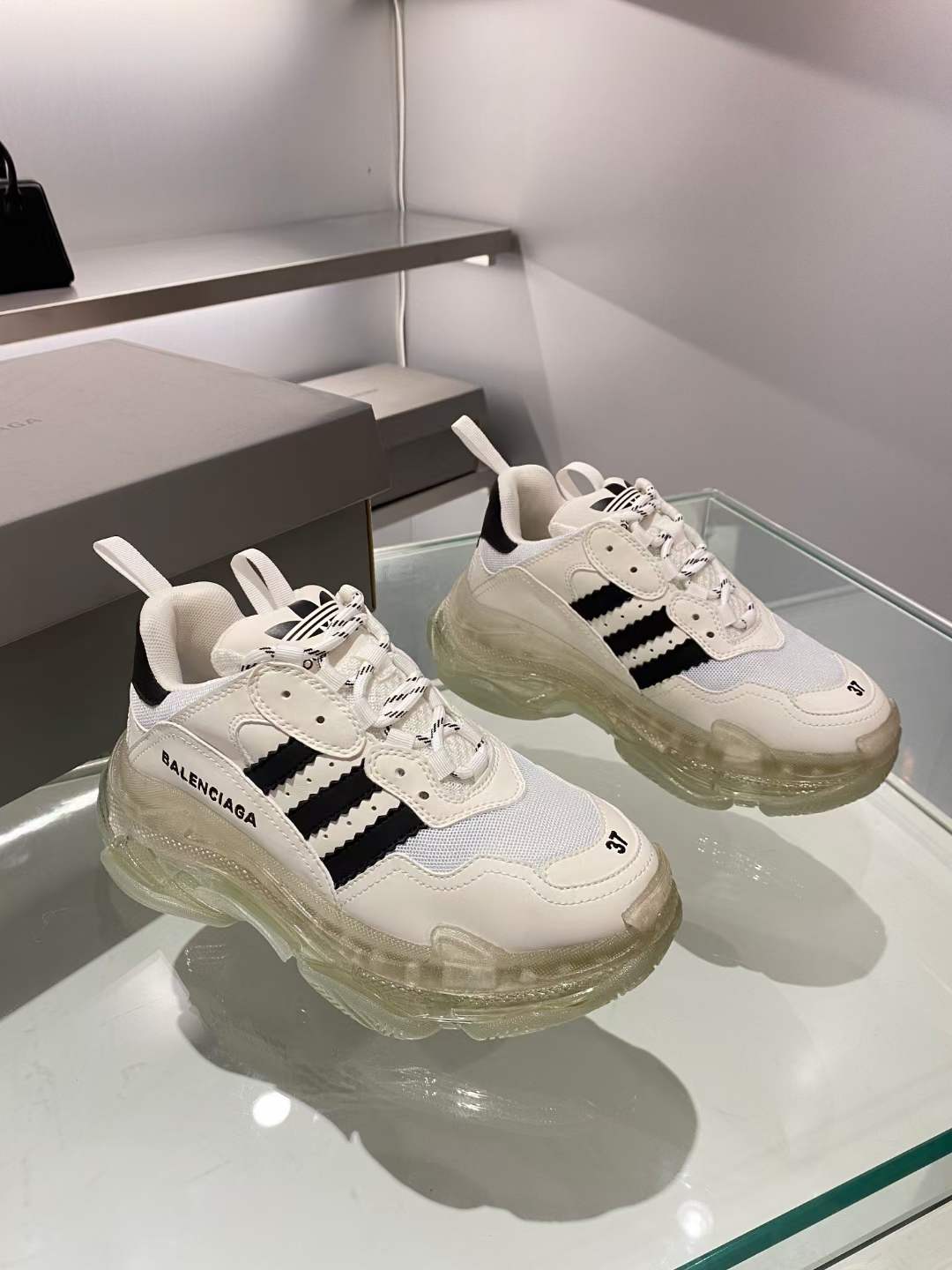 Women Men B*alenciaga Top Sneakers