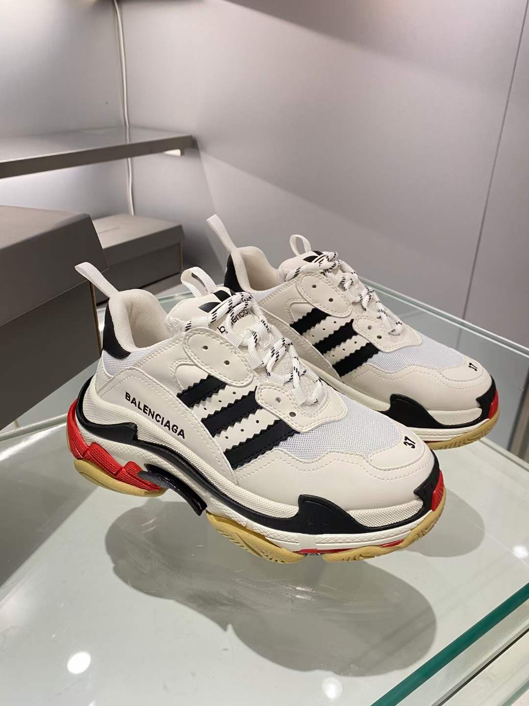 Women Men B*alenciaga Top Sneakers