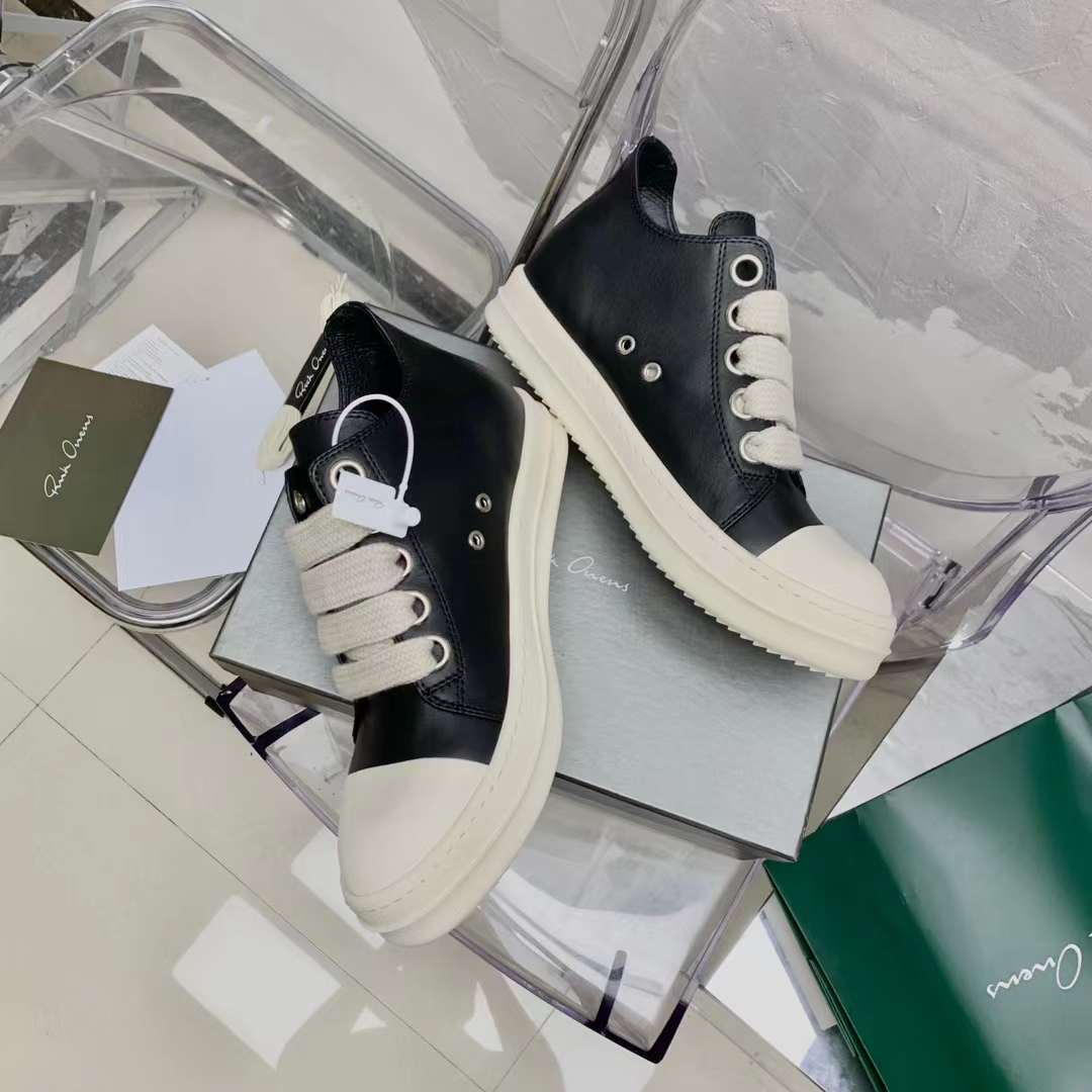 Men Women R*ick O*wens Top Sneaker