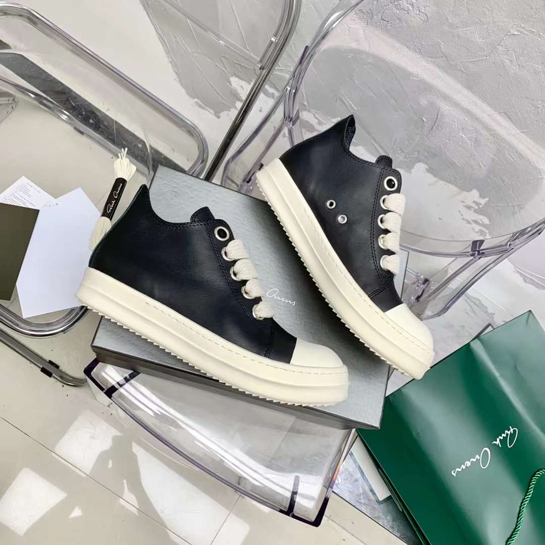 Men Women R*ick O*wens Top Sneaker