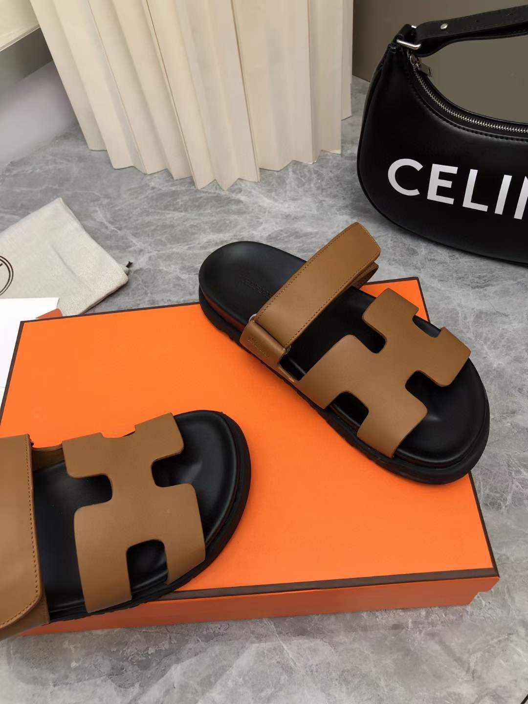 Men Women H*ermes Top Sandals