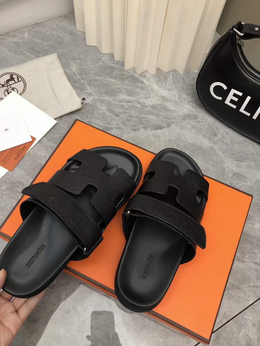 Men Women H*ermes Top Sandals